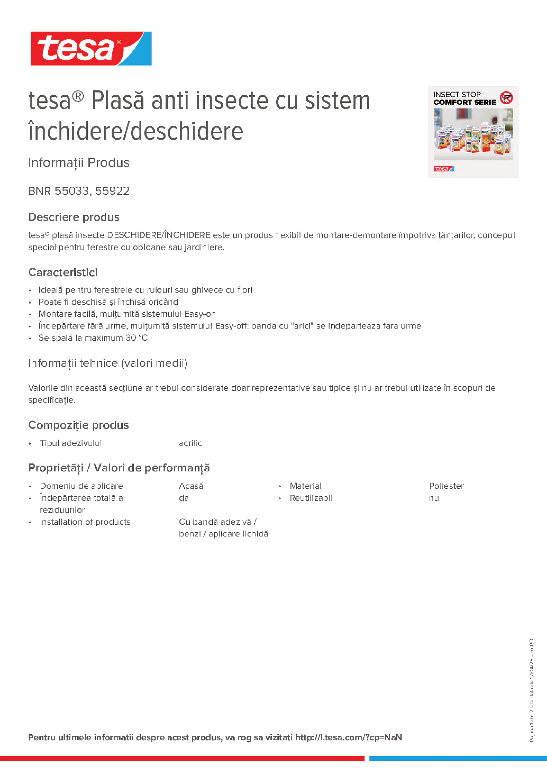 Product information_tesa® 55033_ro-RO