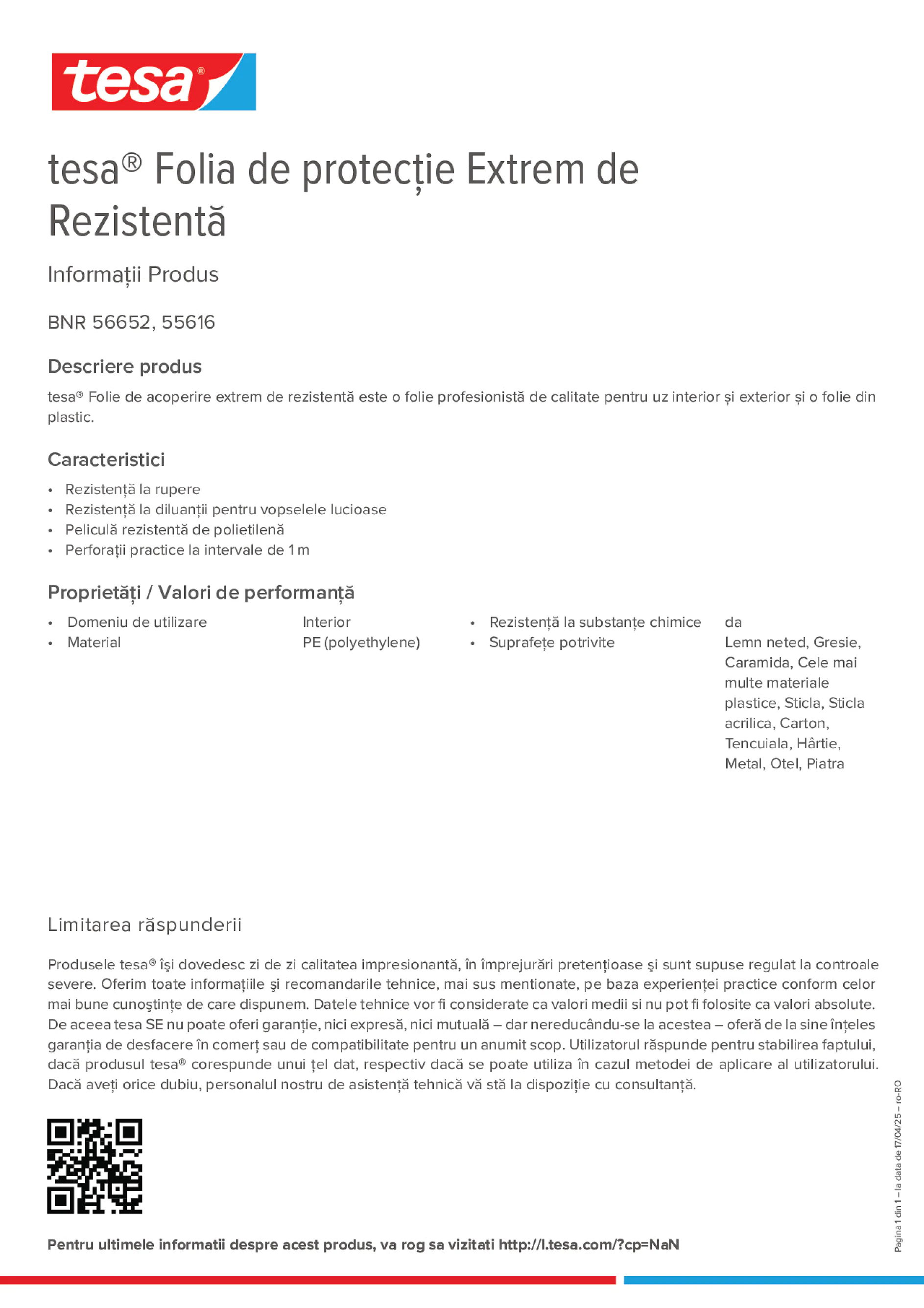 Product information_tesa® 55616_ro-RO