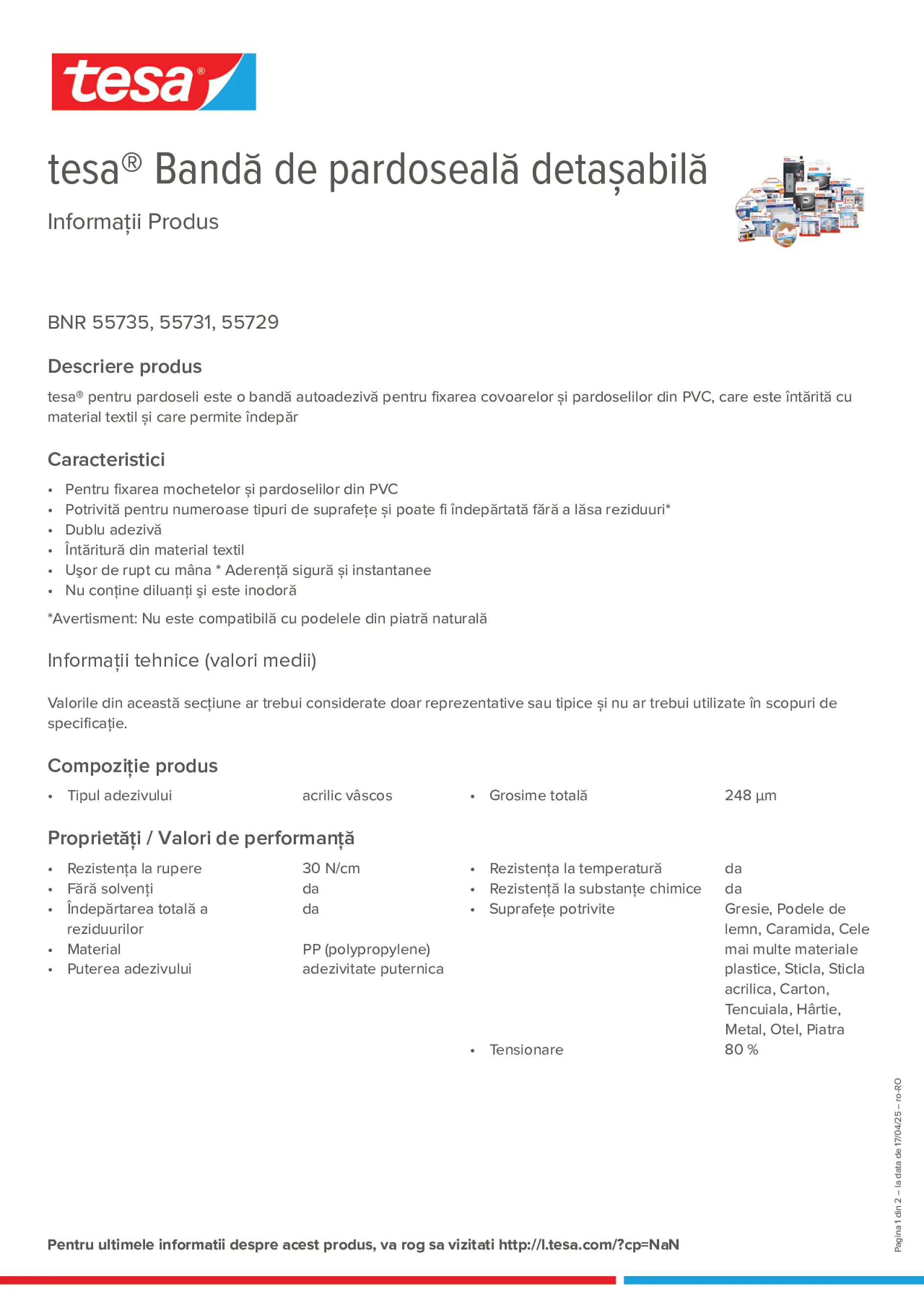 Product information_tesa® 55729_ro-RO