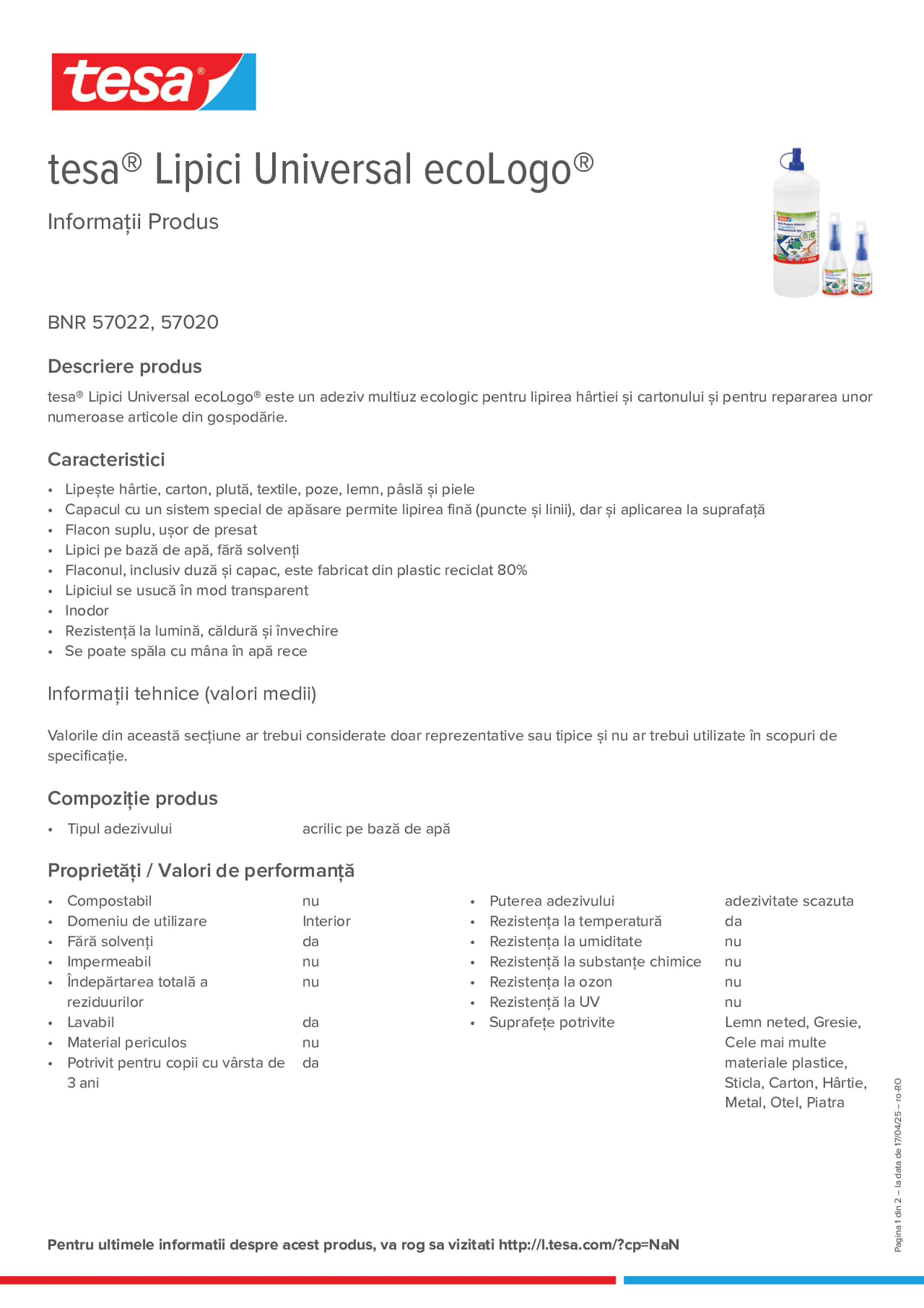 Product information_tesa® 57020_ro-RO