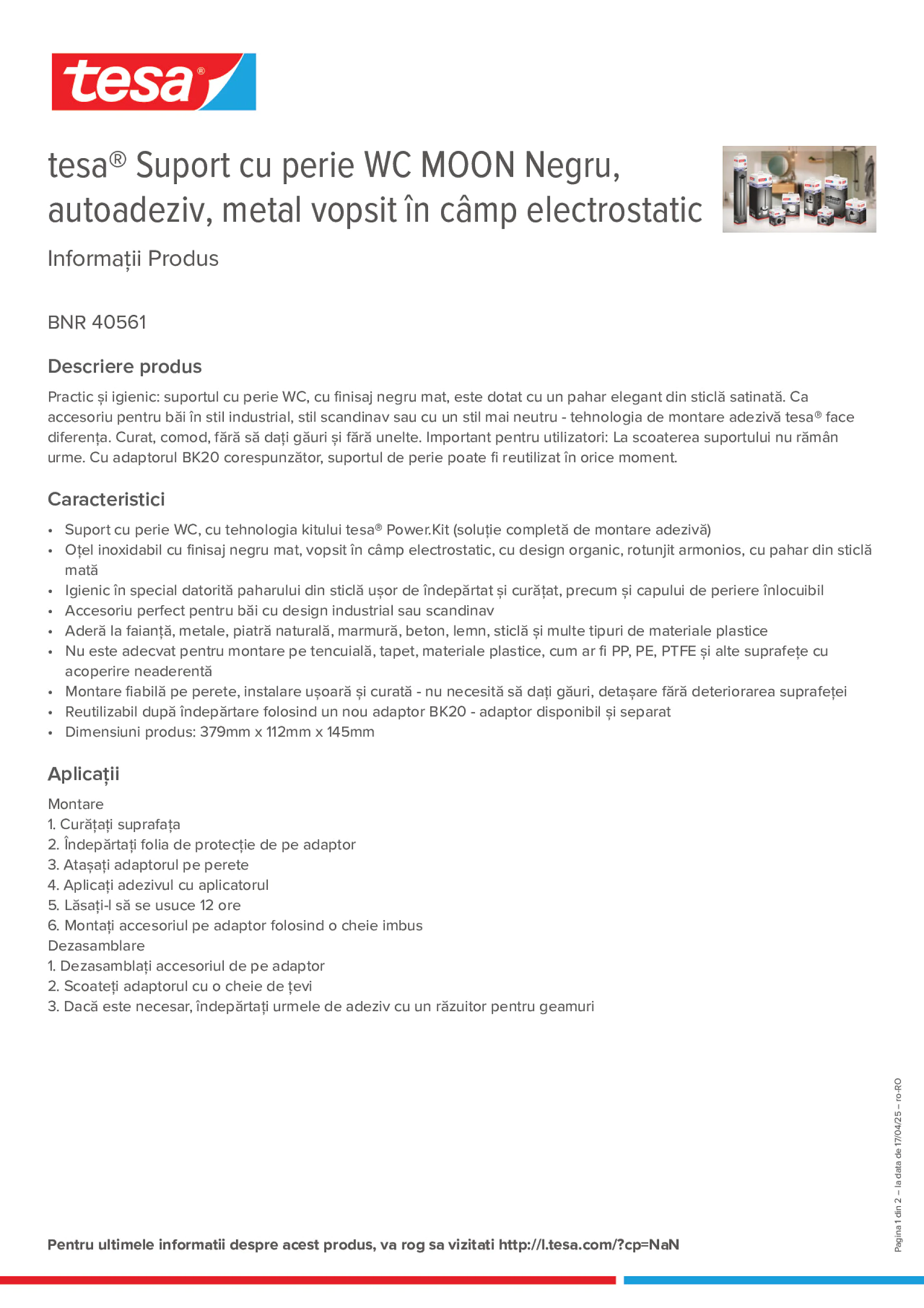 Product information_tesa® 40561_ro-RO