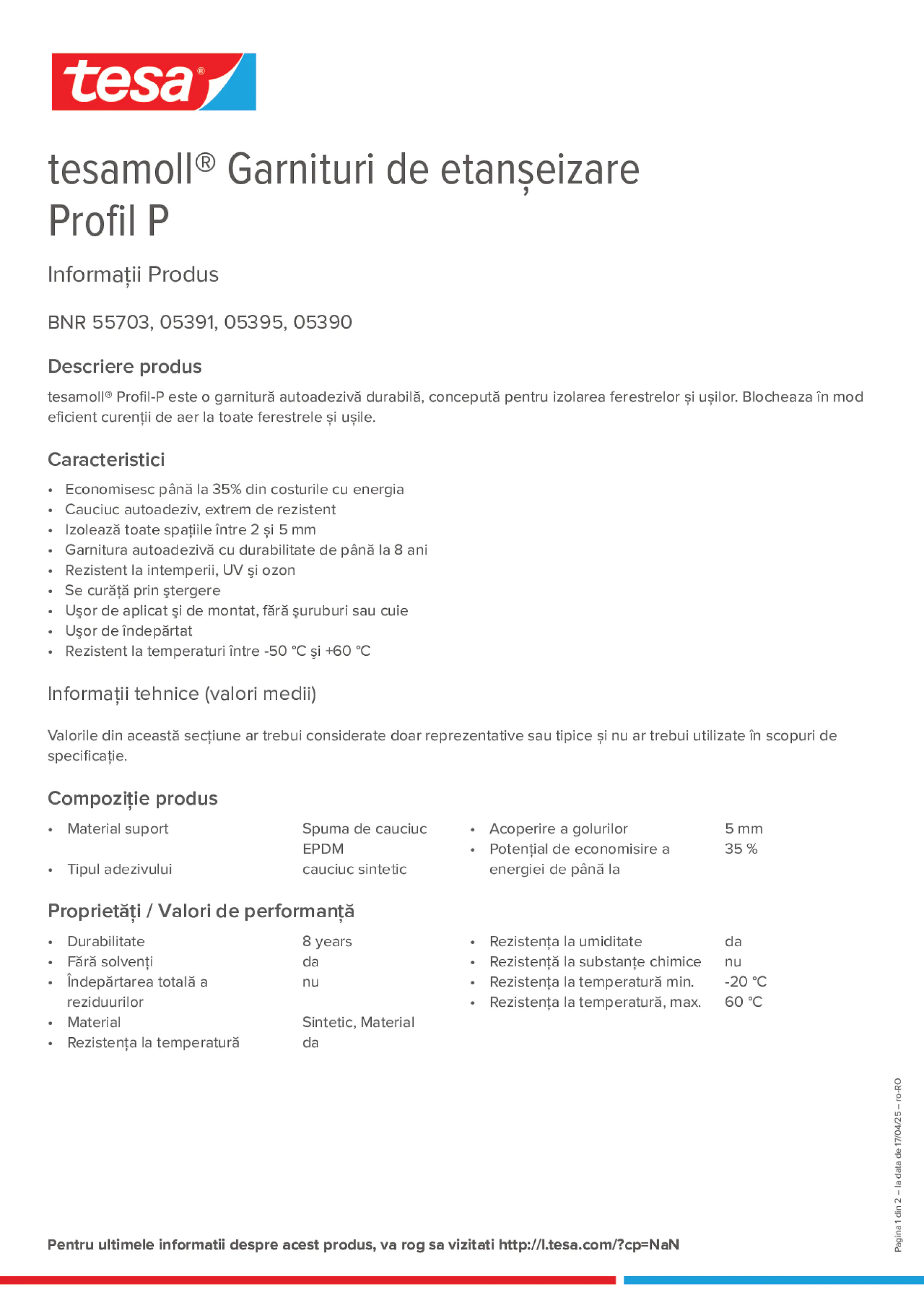 Product information_tesamoll® 5366_ro-RO