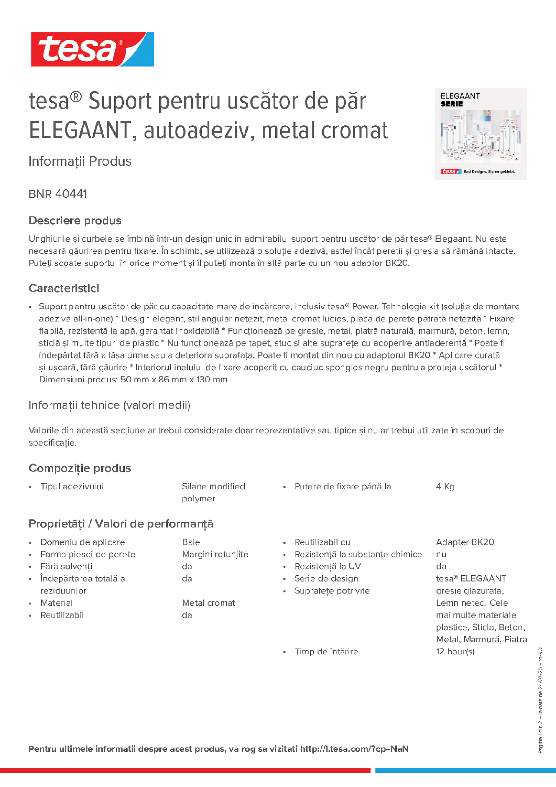 Product information_tesa® 40441_ro-RO