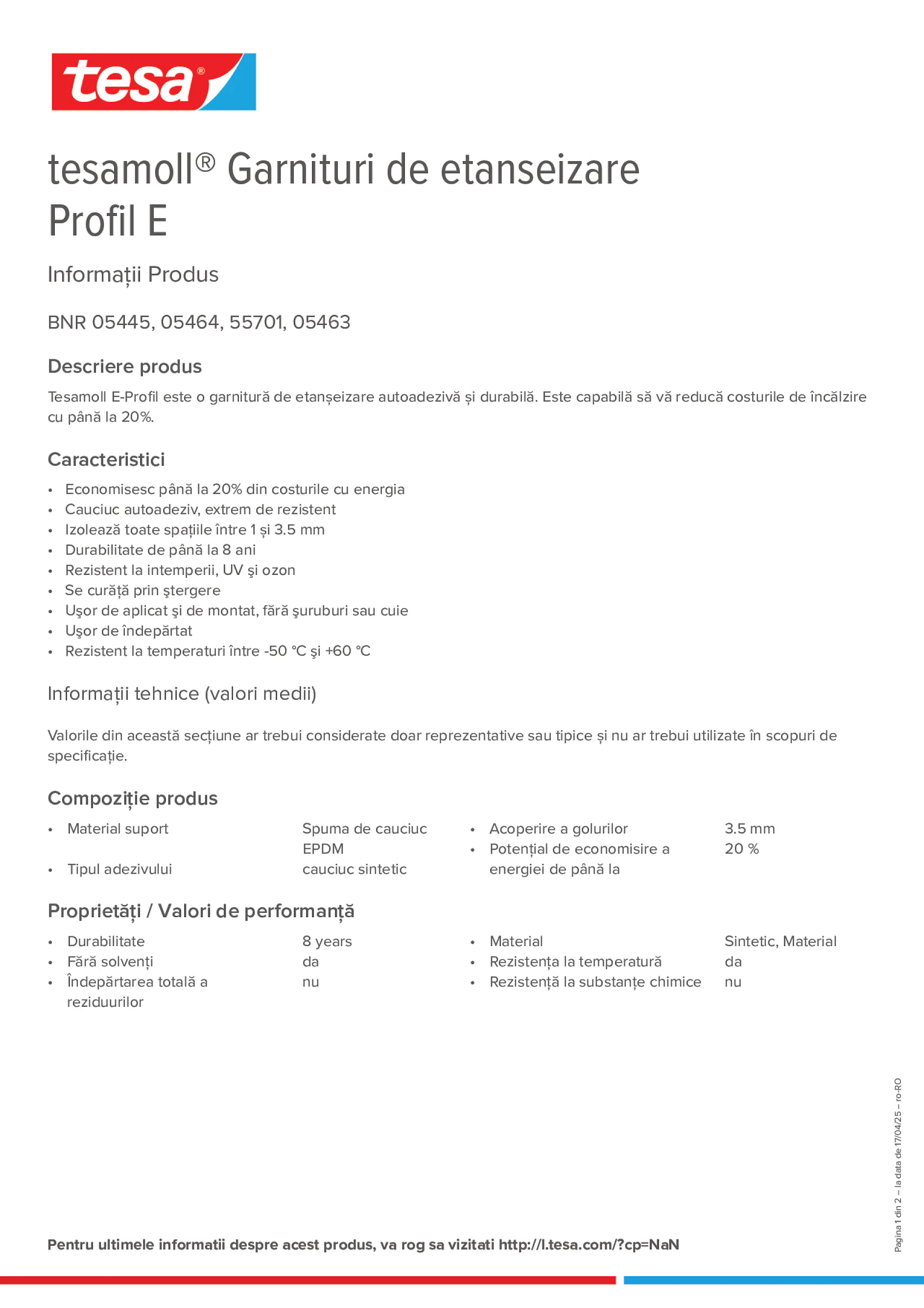 Product information_tesamoll® 5499_ro-RO