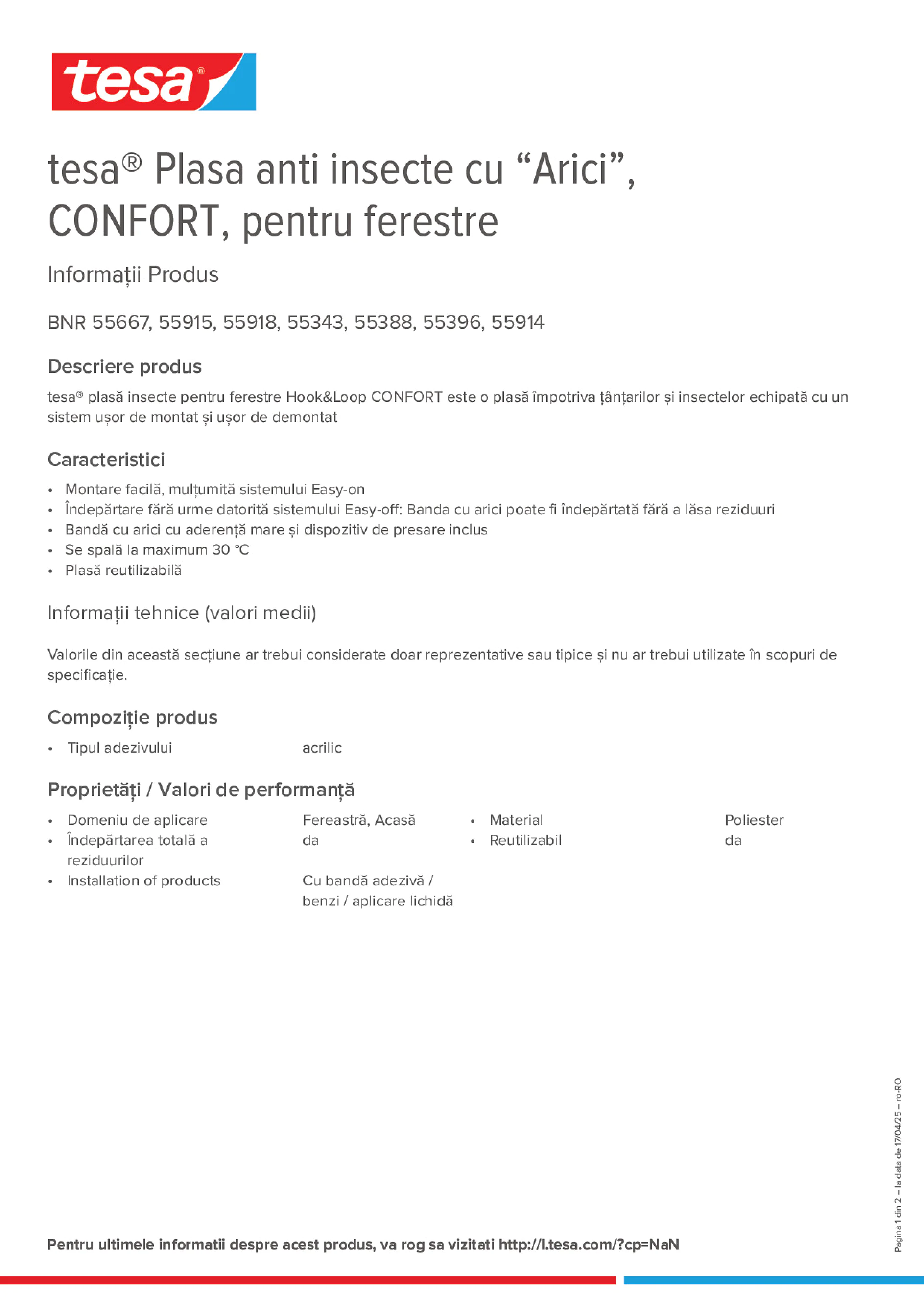 Product information_tesa® 55667_ro-RO