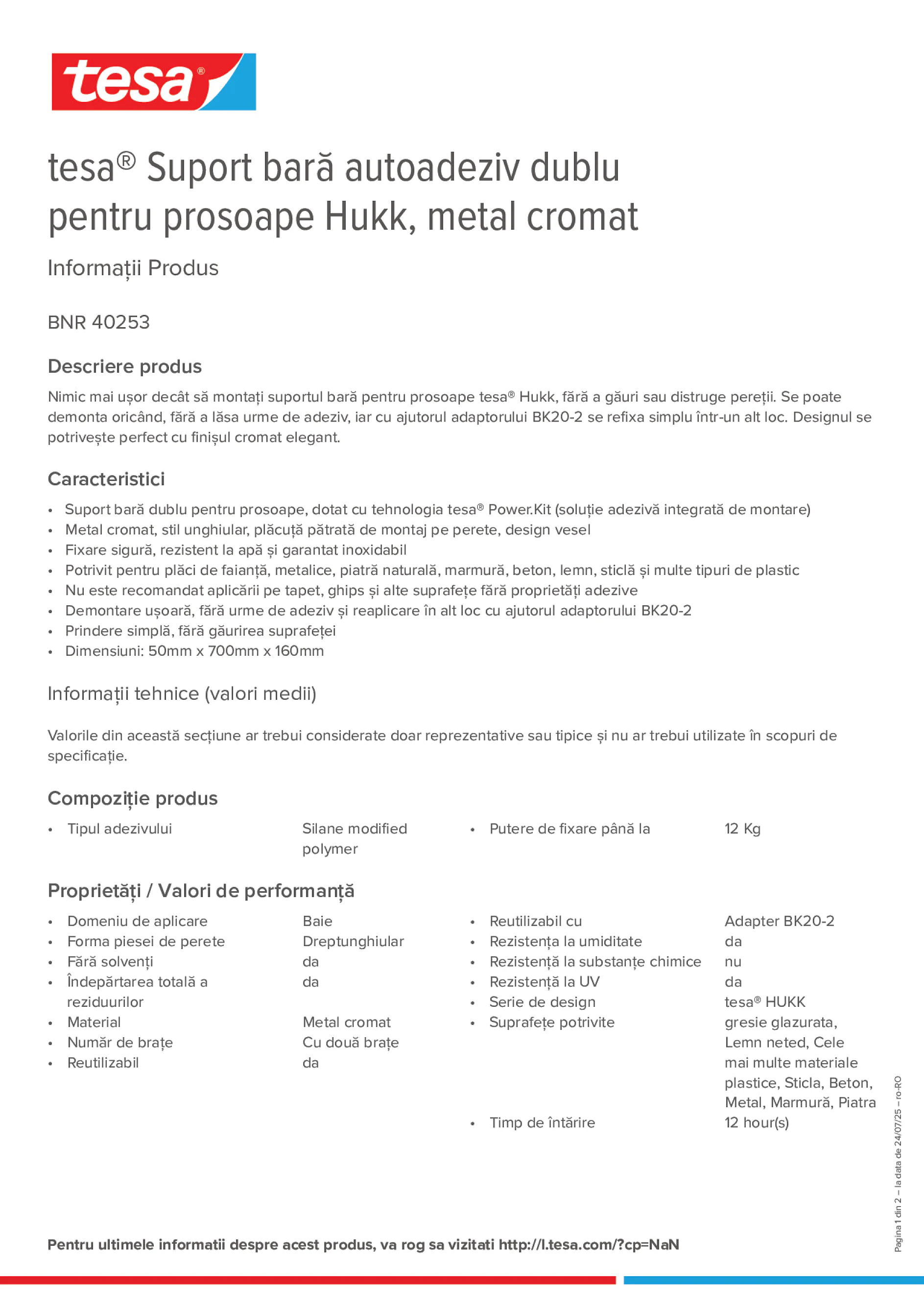Product information_tesa® 40253_ro-RO