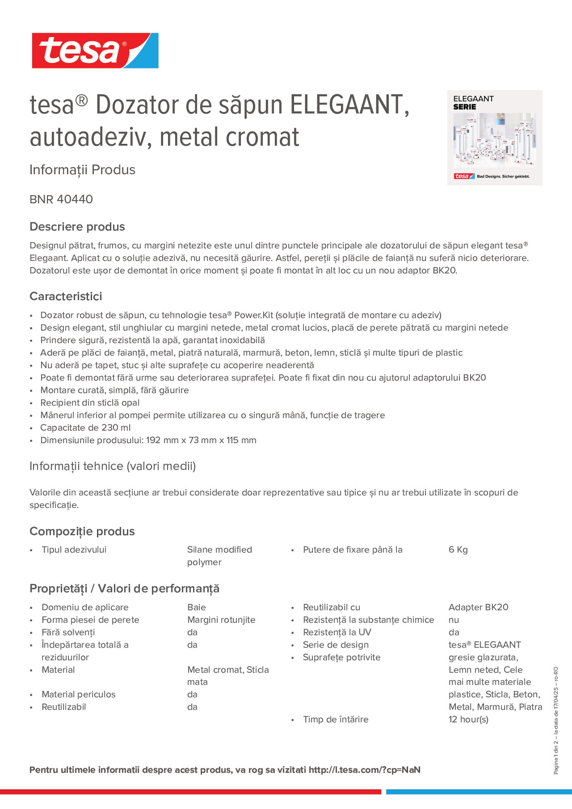 Product information_tesa® 40440_ro-RO
