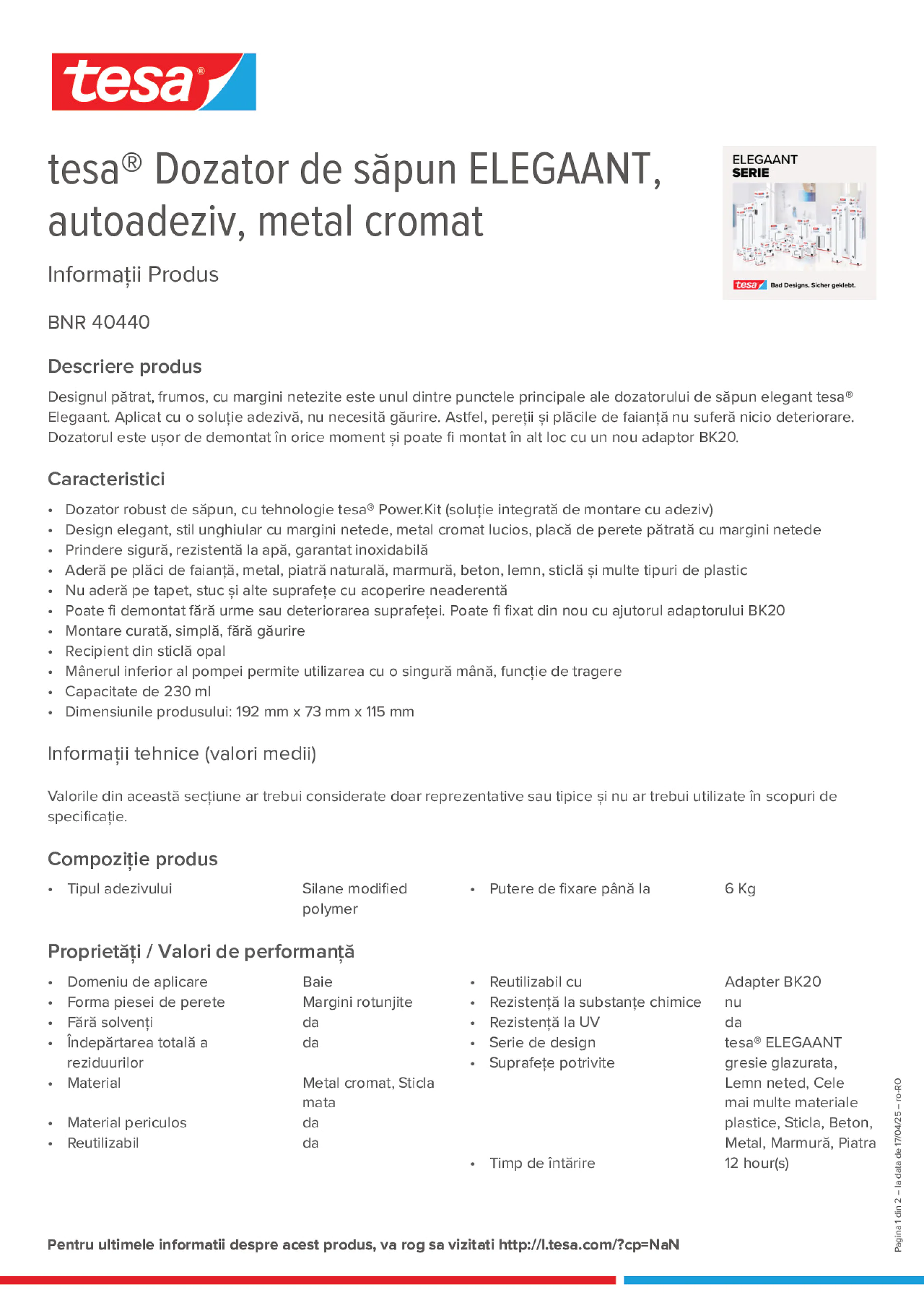 Product information_tesa® 40440_ro-RO