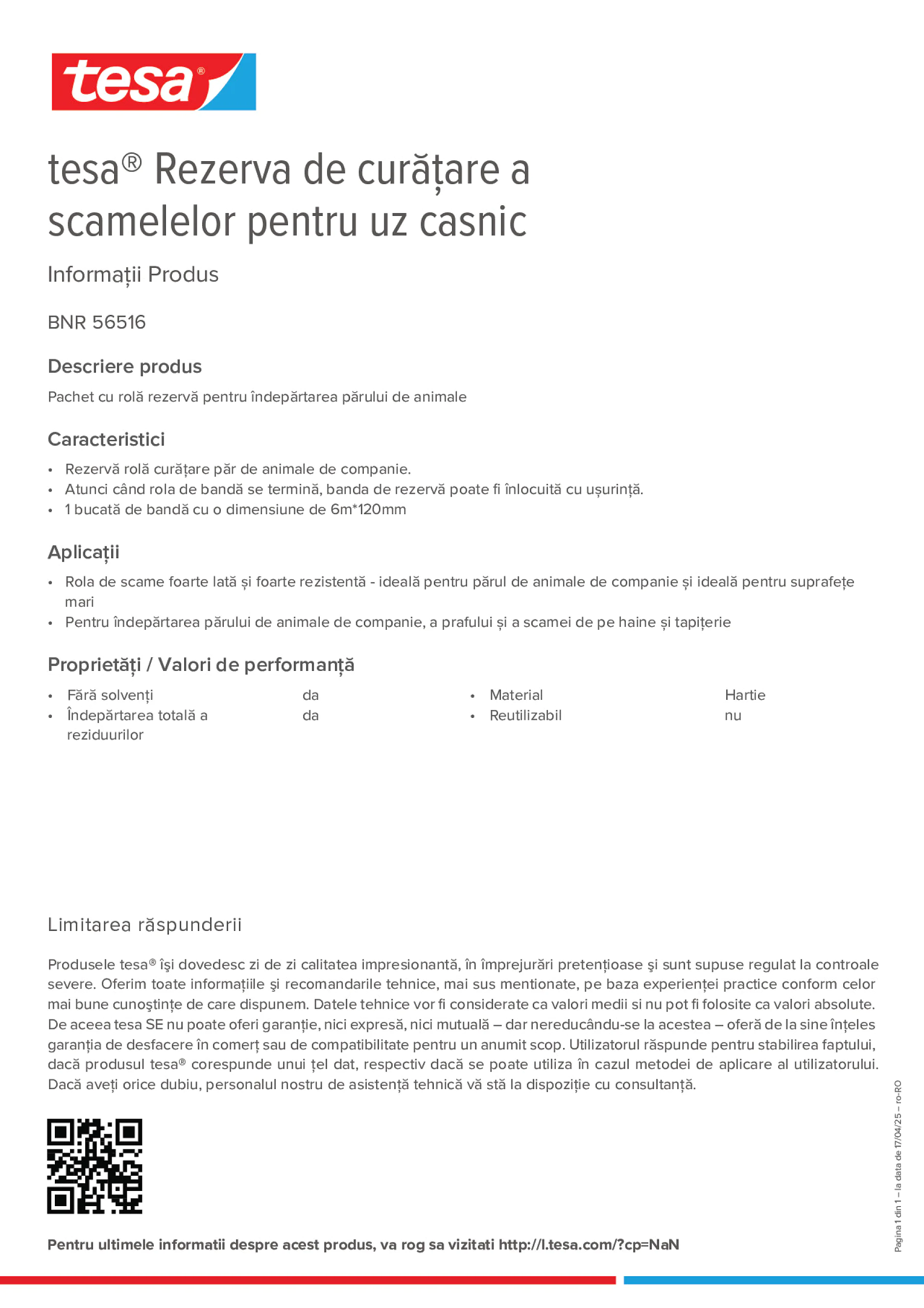 Product information_tesa® 56516_ro-RO