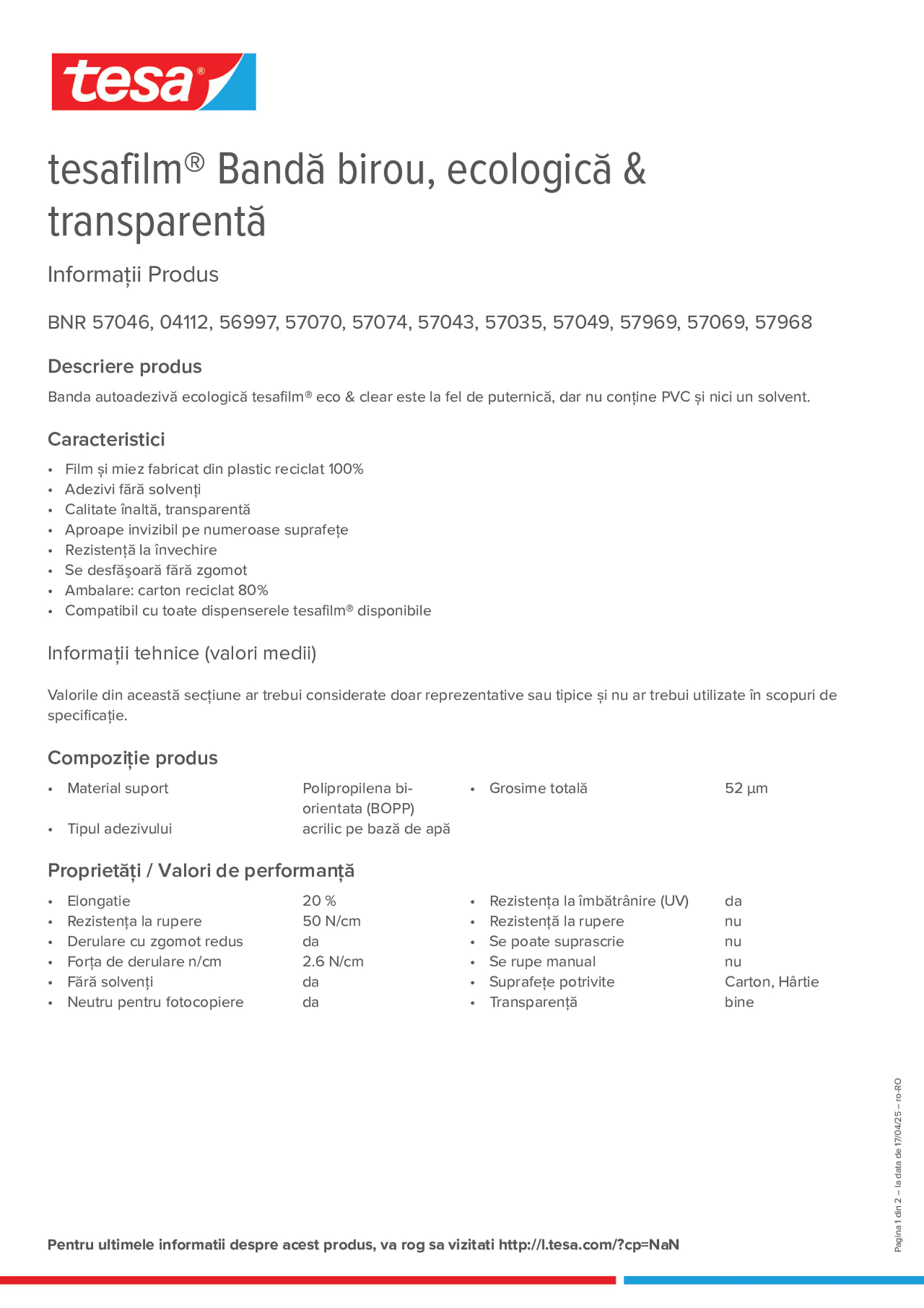 Product information_tesafilm® 56997_ro-RO