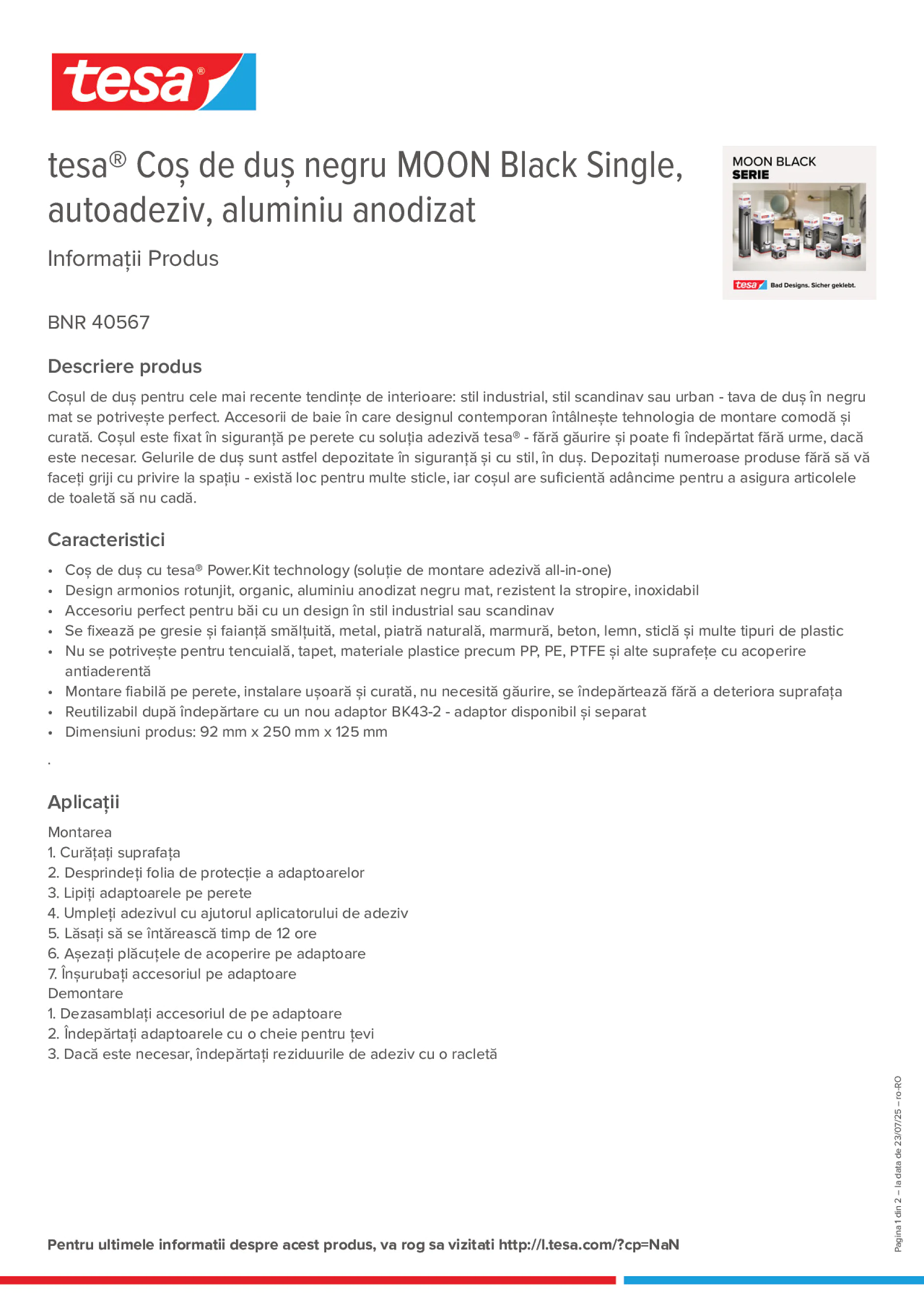Product information_tesa® 40567_ro-RO