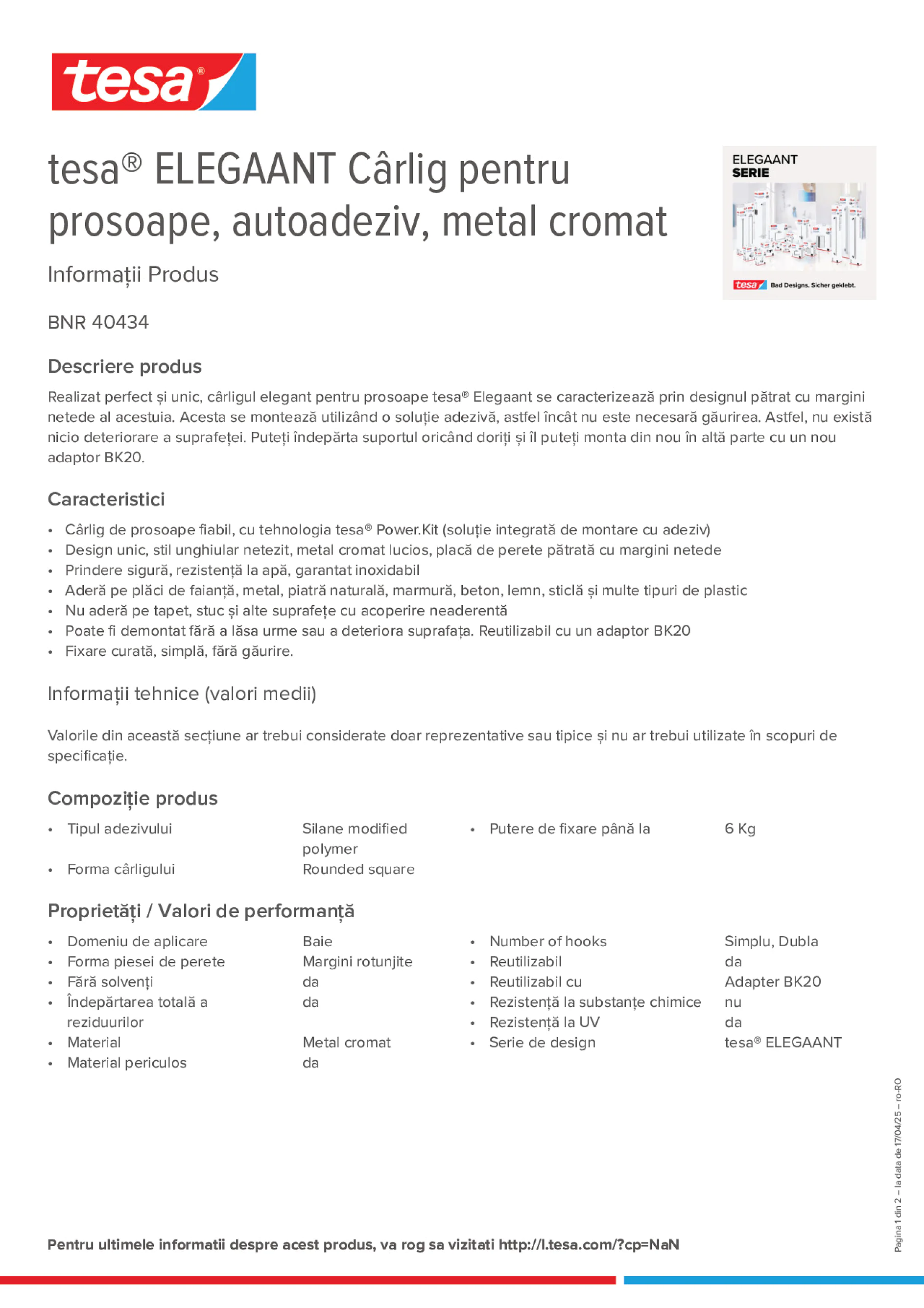 Product information_tesa® 40434_ro-RO