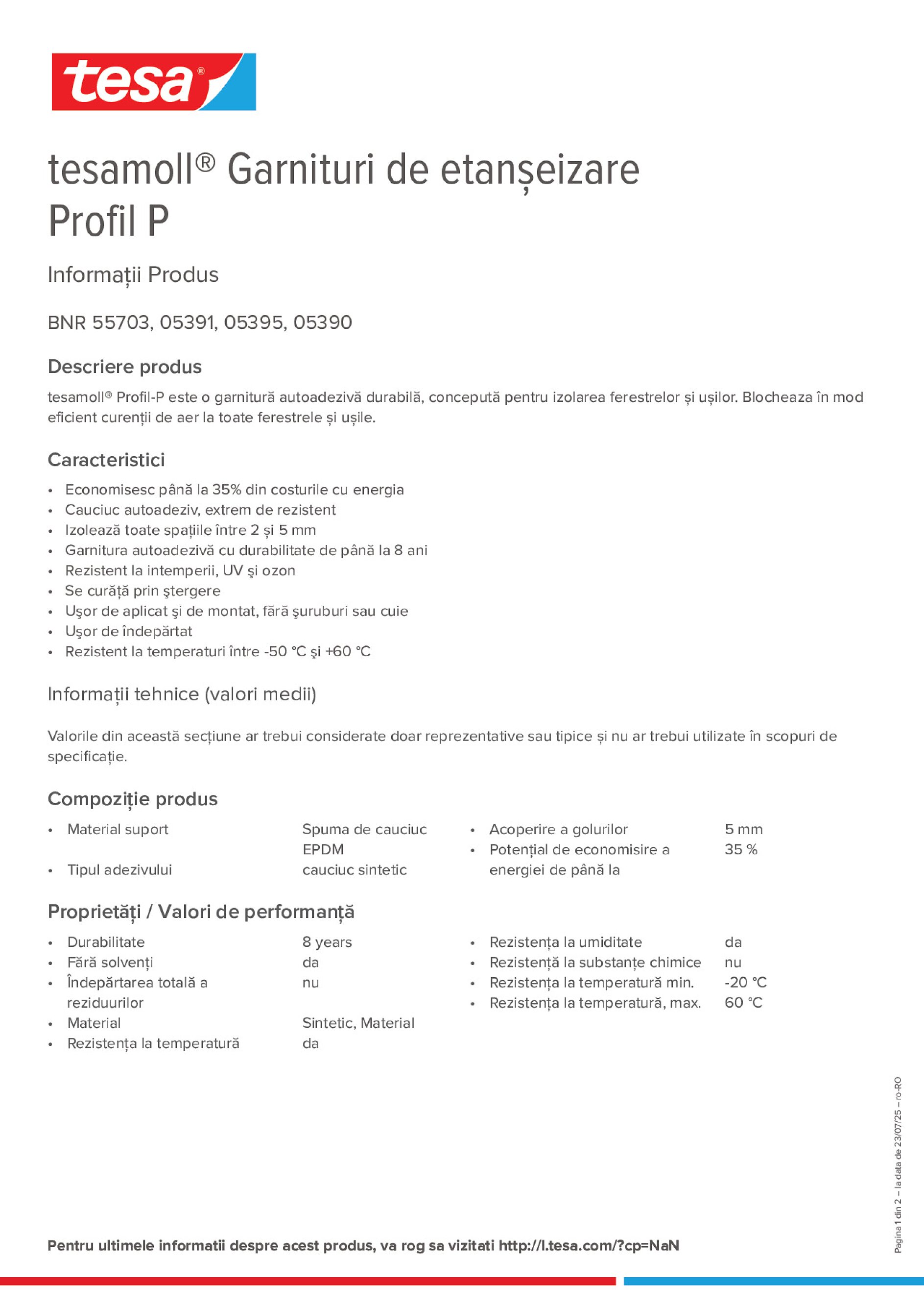 Product information_tesamoll® 5366_ro-RO
