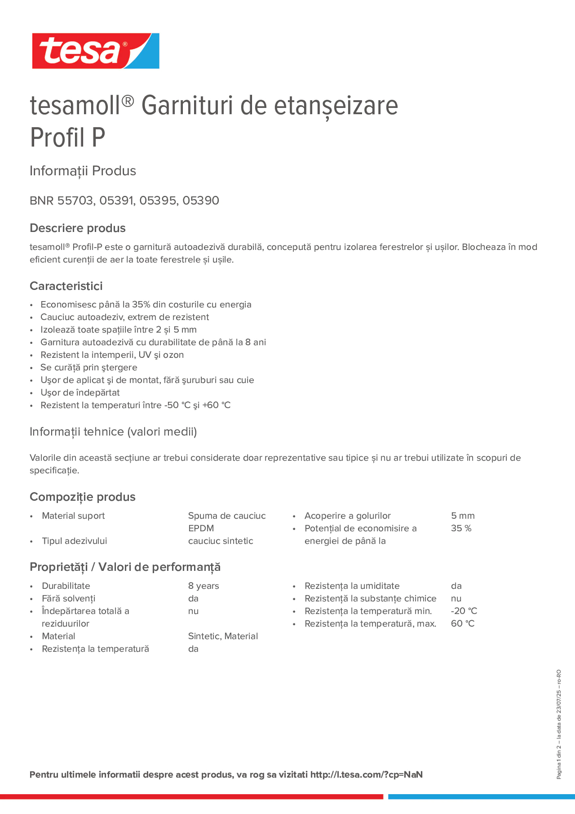 Product information_tesamoll® 5366_ro-RO