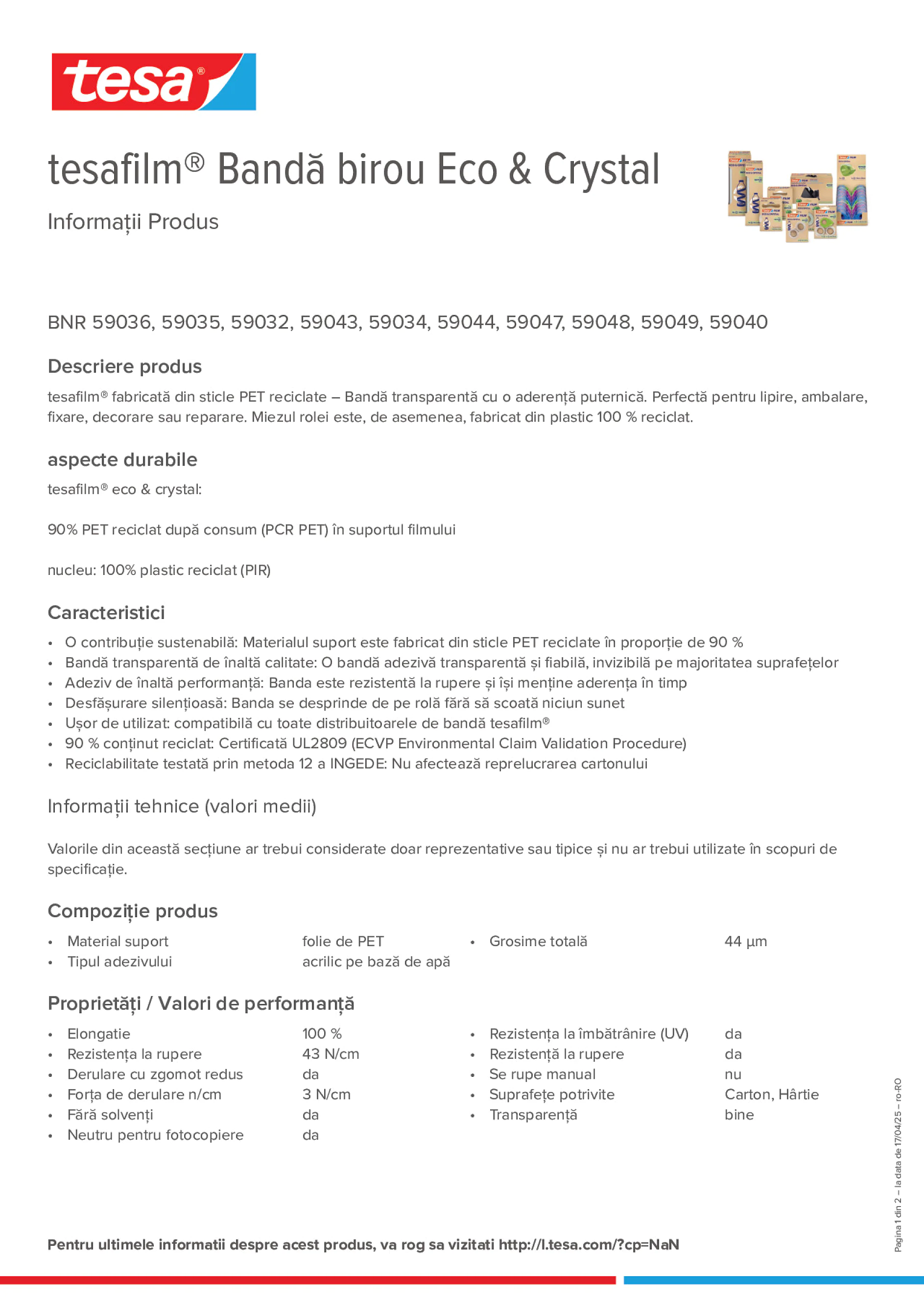 Product information_tesafilm® 59036_ro-RO