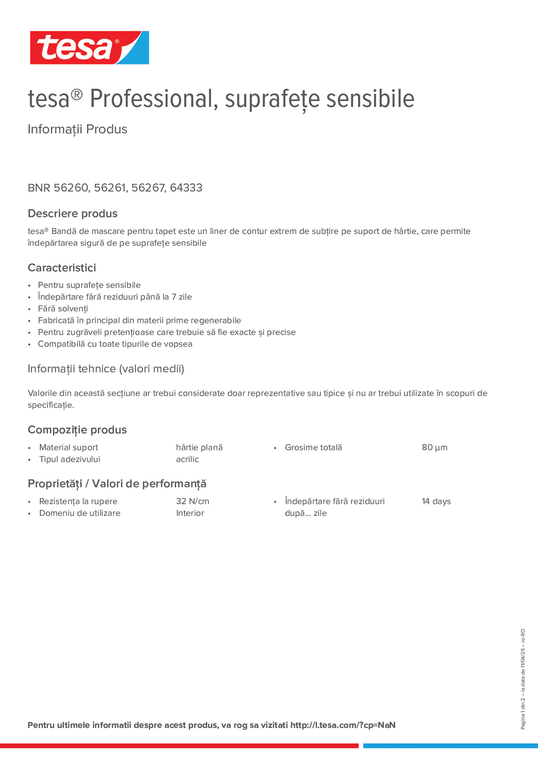 Product information_tesa® 56260_ro-RO