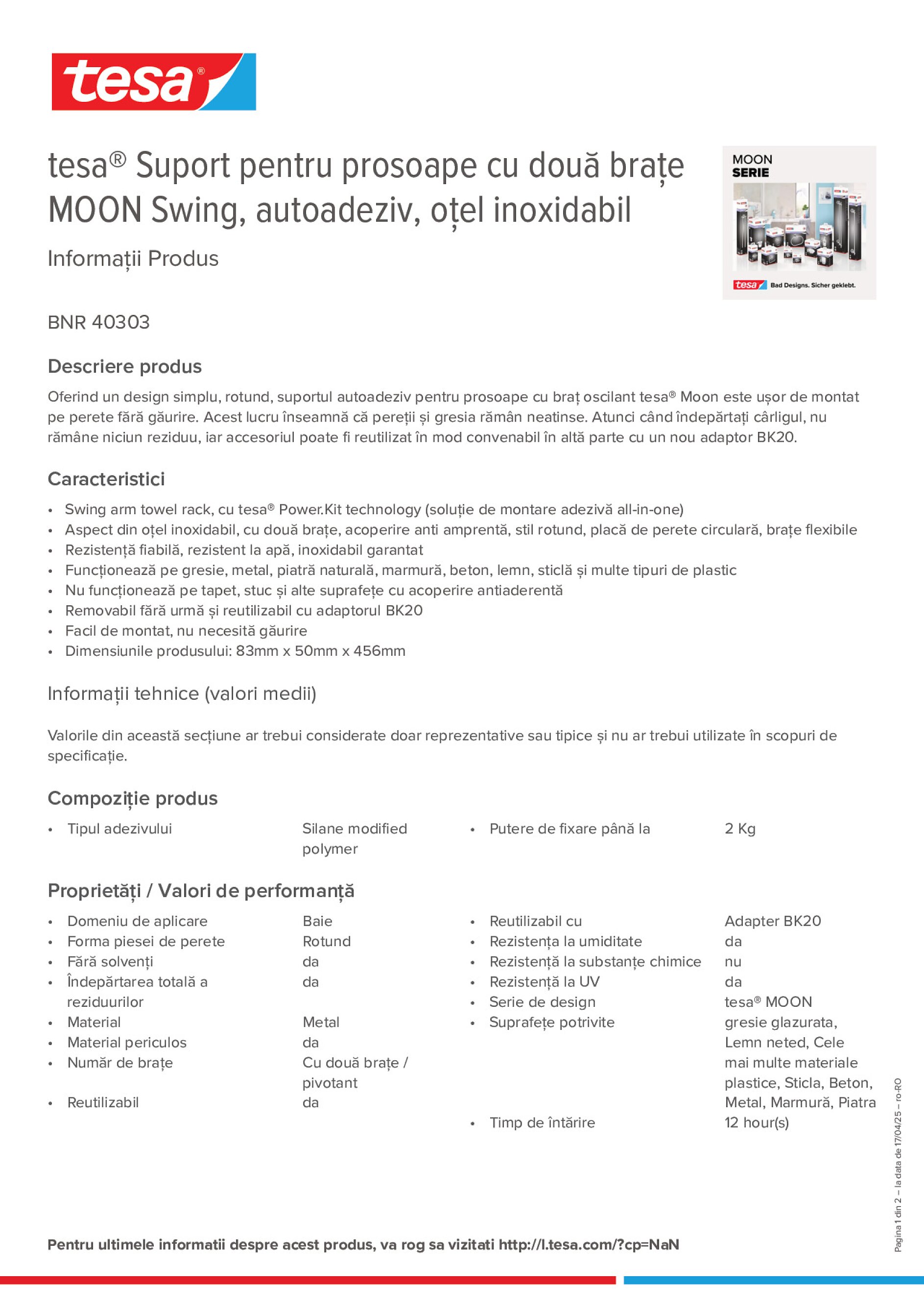 Product information_tesa® 40303_ro-RO