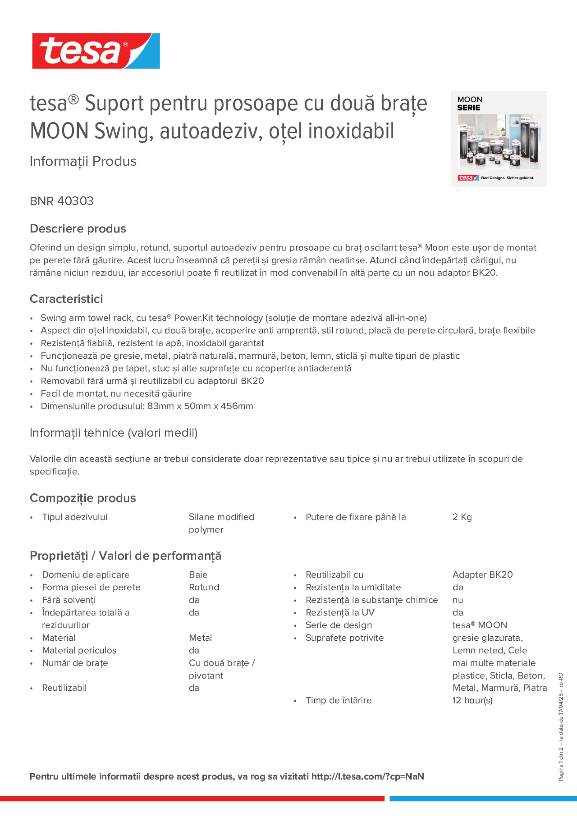 Product information_tesa® 40303_ro-RO