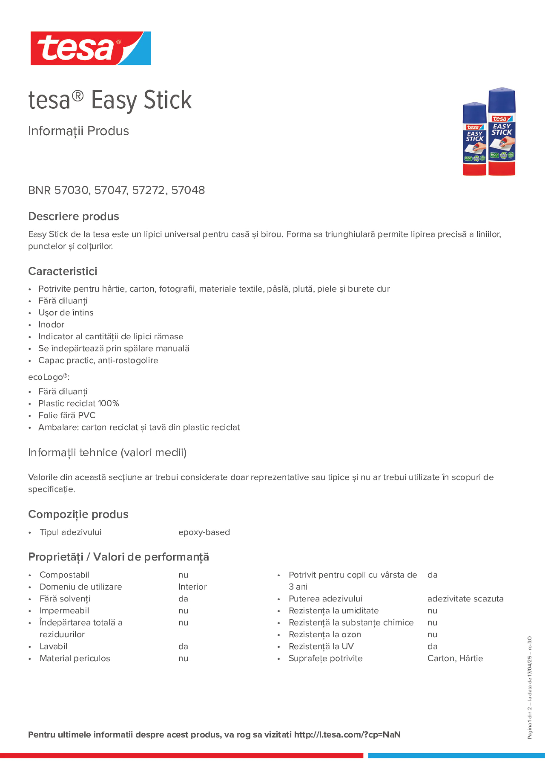 Product information_tesa® 57272_ro-RO