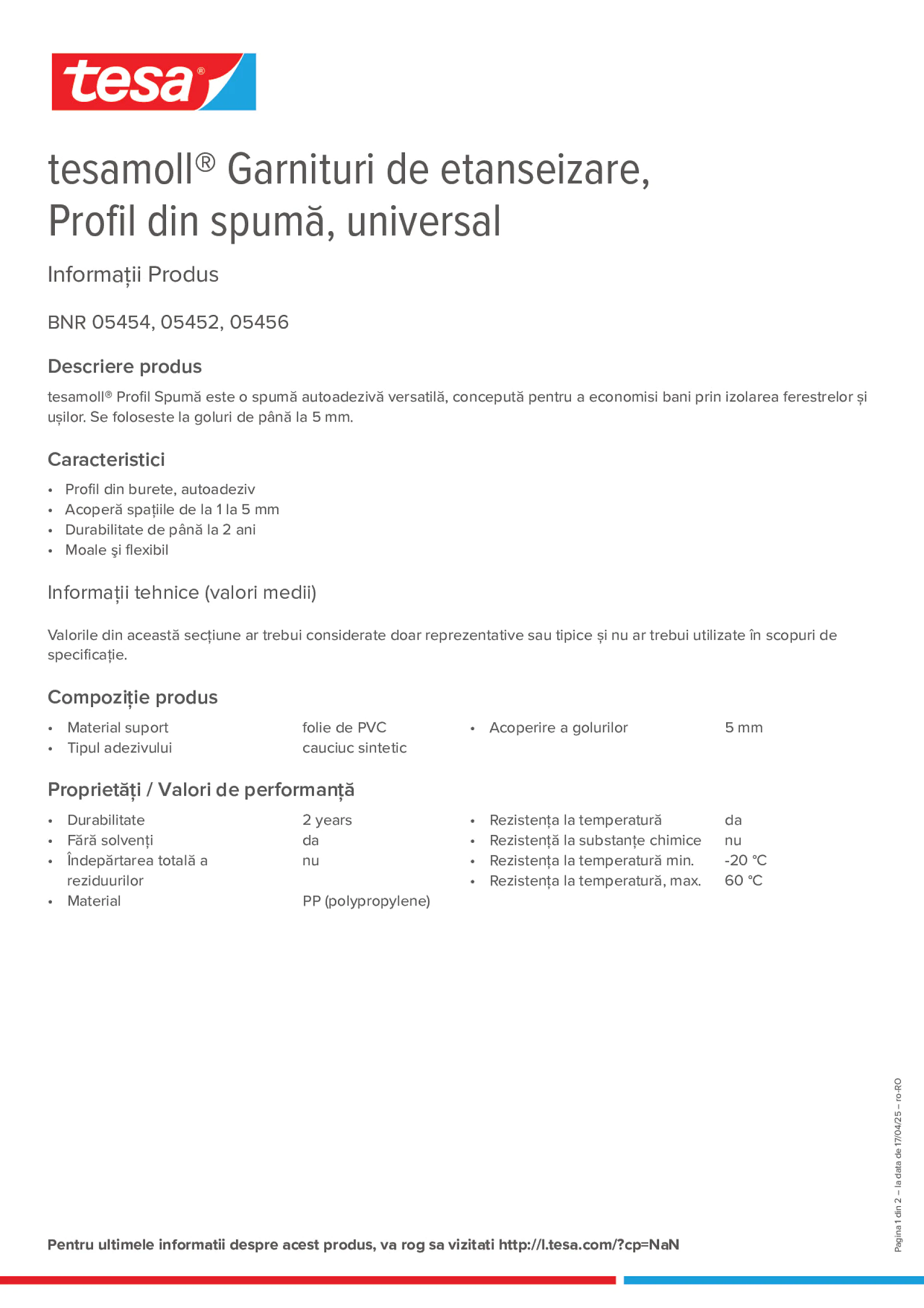 Product information_tesamoll® 55604_ro-RO