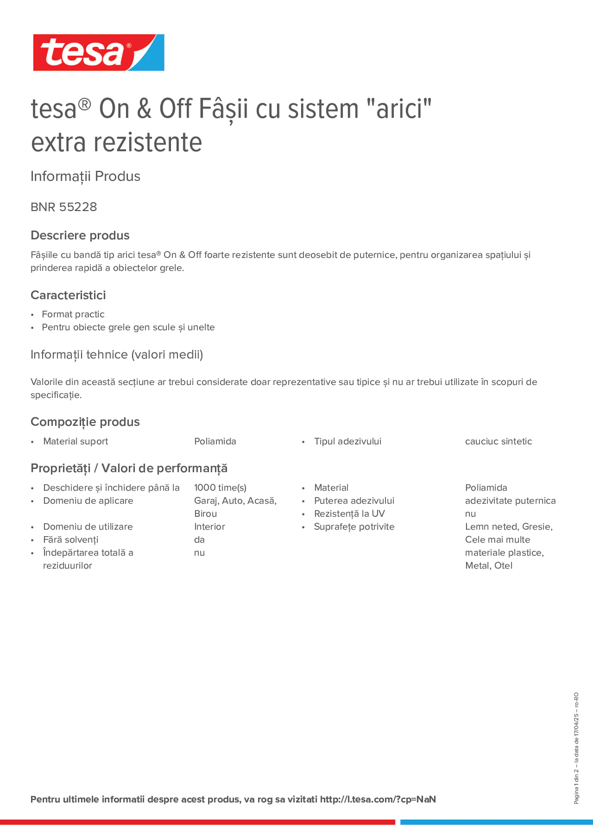 Product information_tesa® On & Off 55228_ro-RO