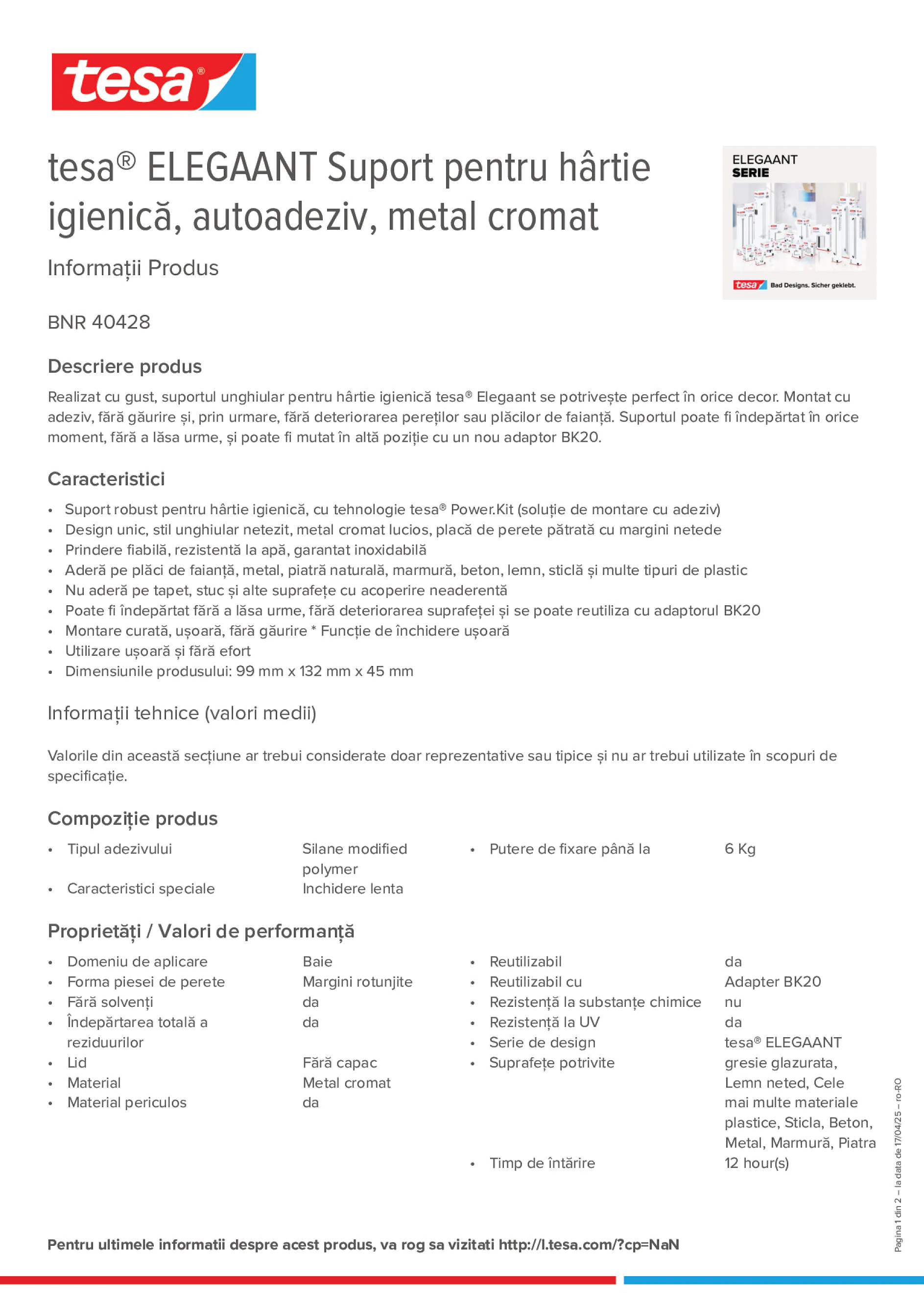 Product information_tesa® 40428_ro-RO