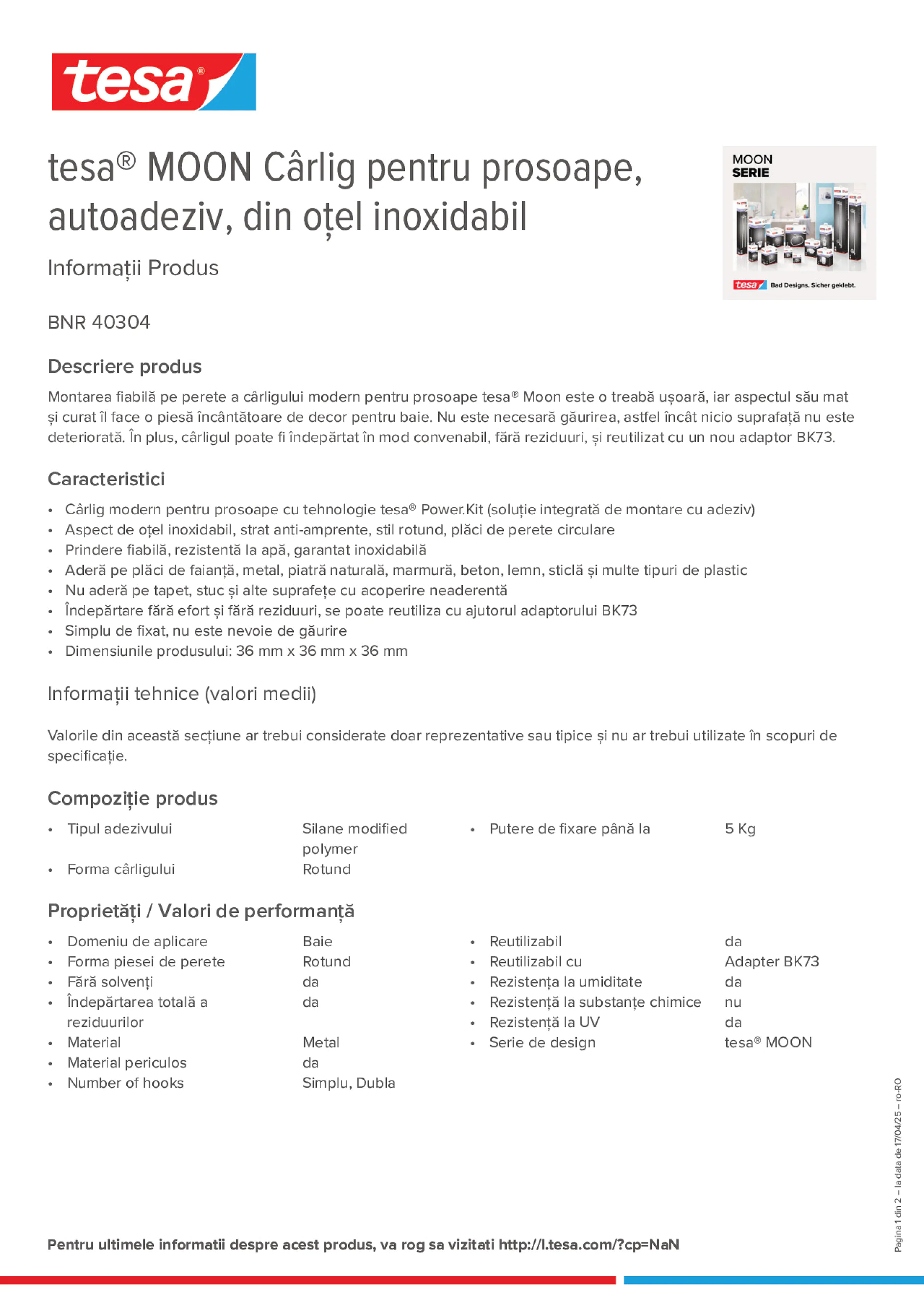 Product information_tesa® 40304_ro-RO