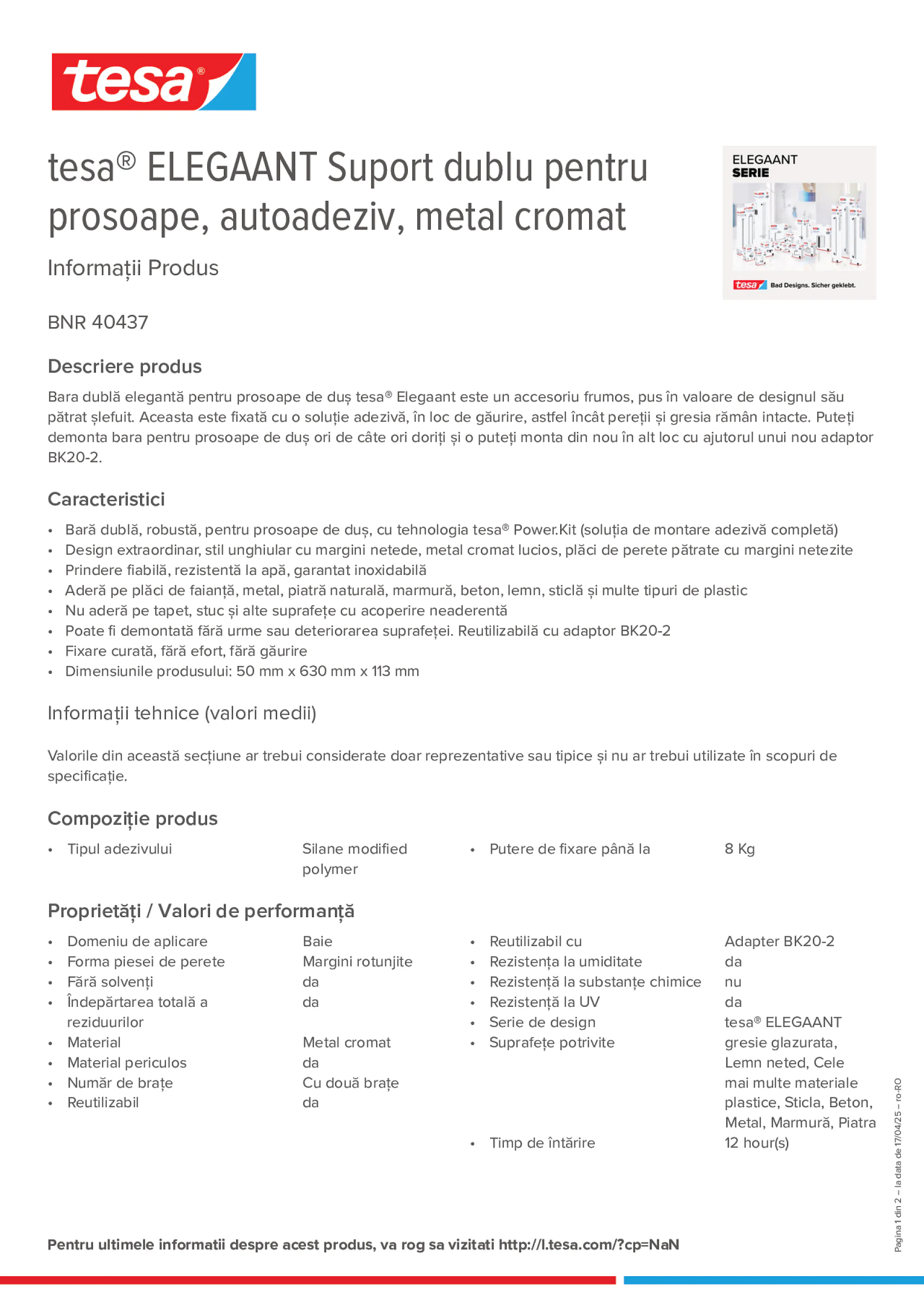 Product information_tesa® 40437_ro-RO