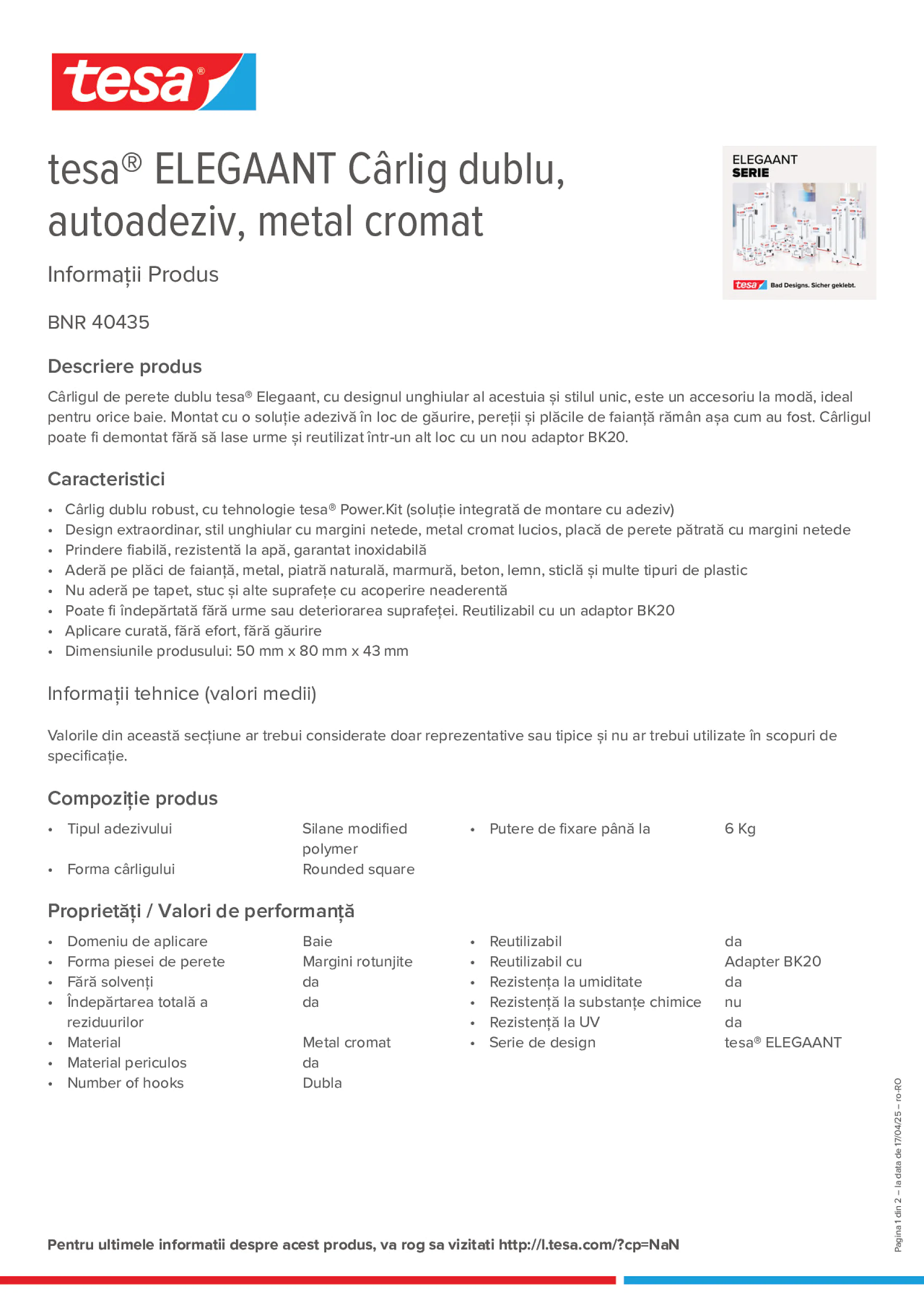 Product information_tesa® 40435_ro-RO