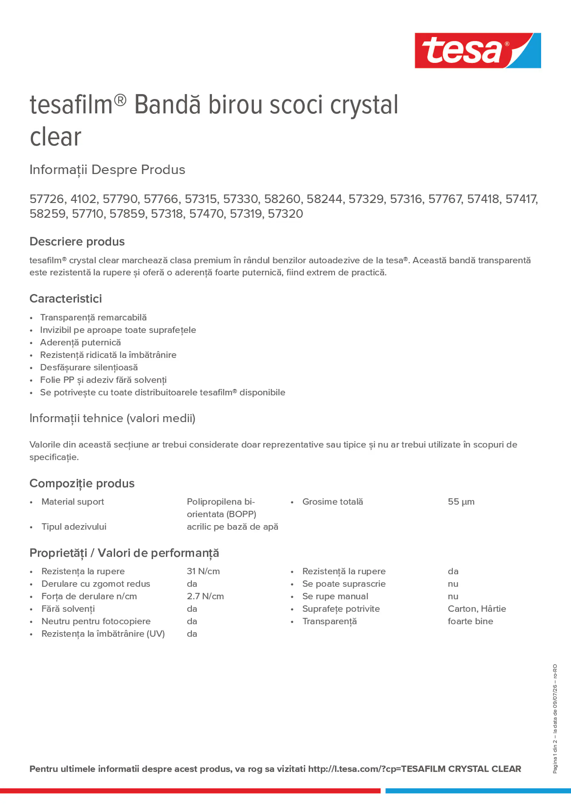 Product information_tesafilm® 4102_ro-RO