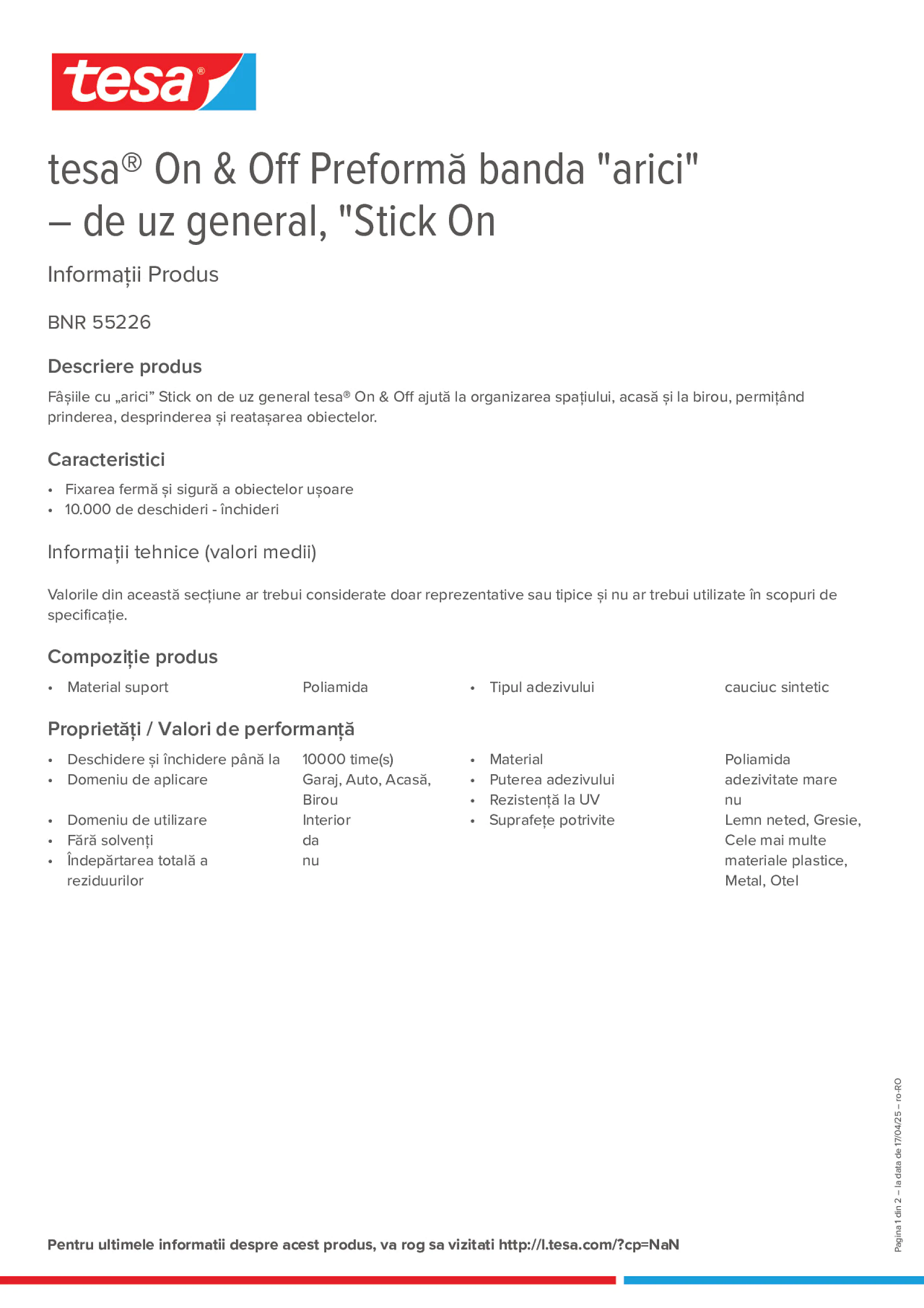 Product information_tesa® On & Off 55226_ro-RO