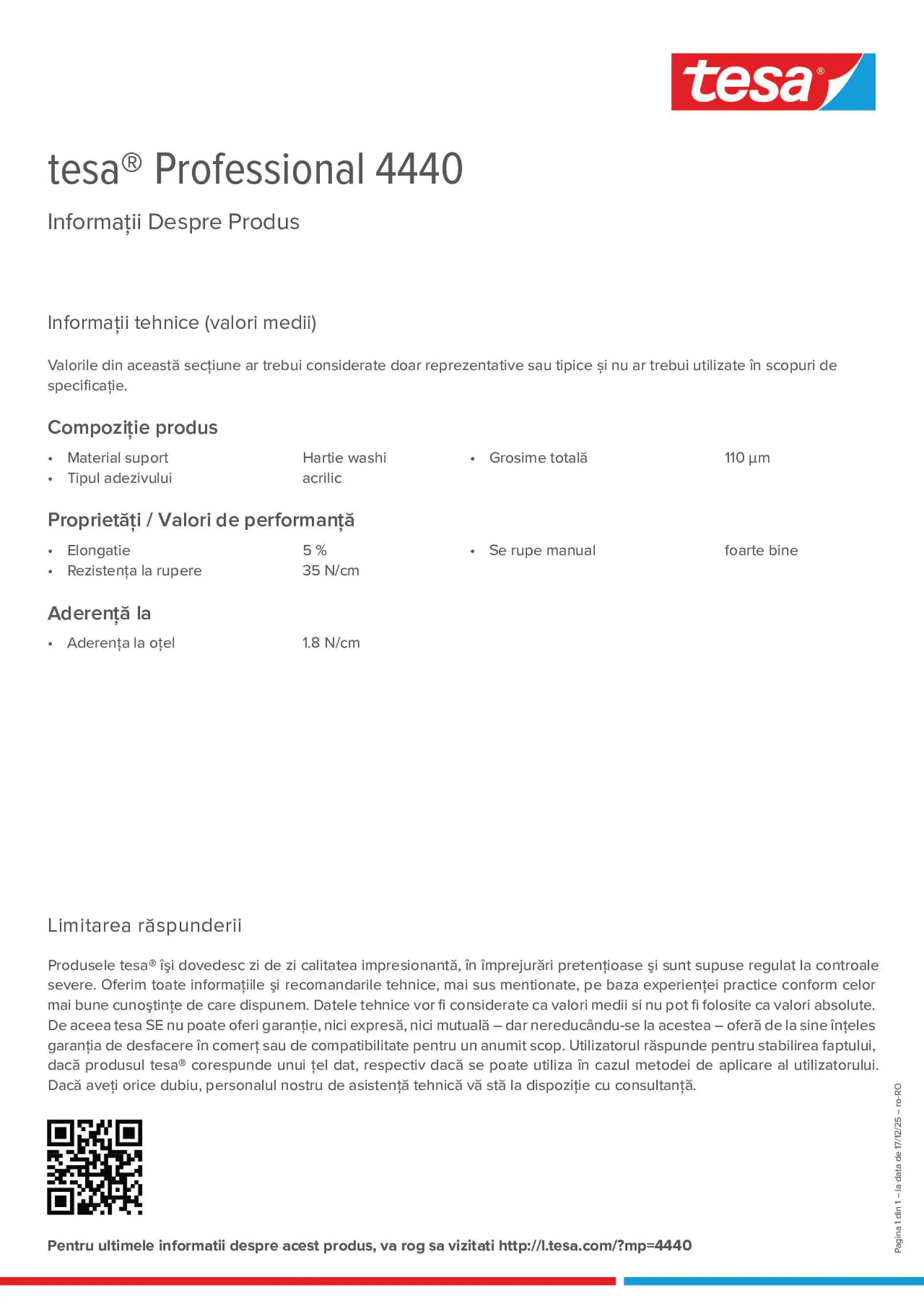 Product information_tesa® Professional 04440_ro-RO