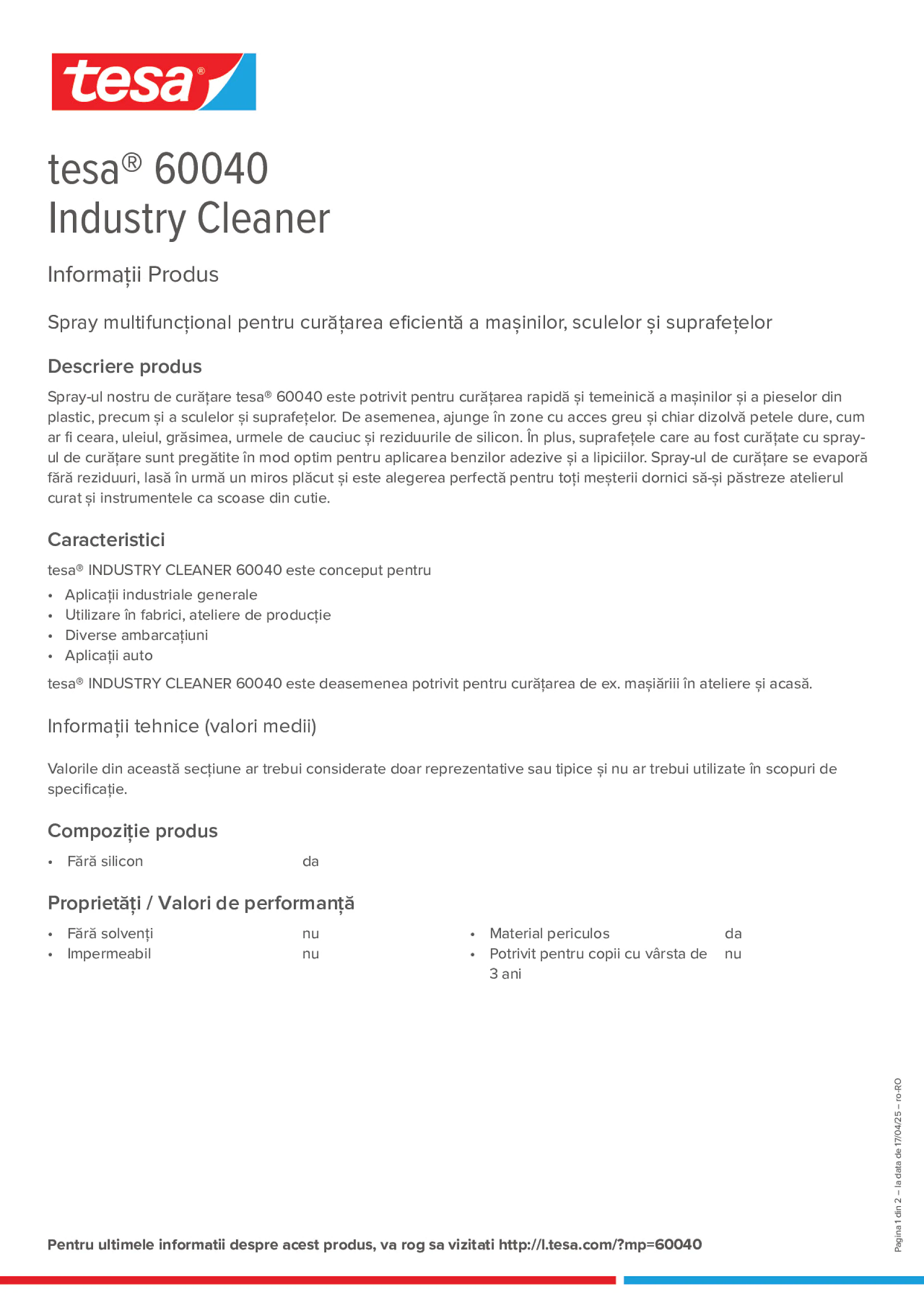 Product information_tesa® 60040_ro-RO