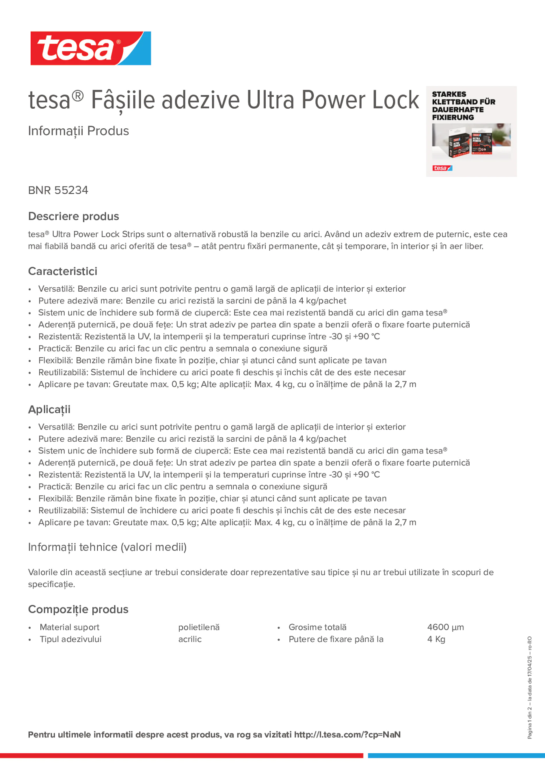 Product information_tesa® 55234_ro-RO