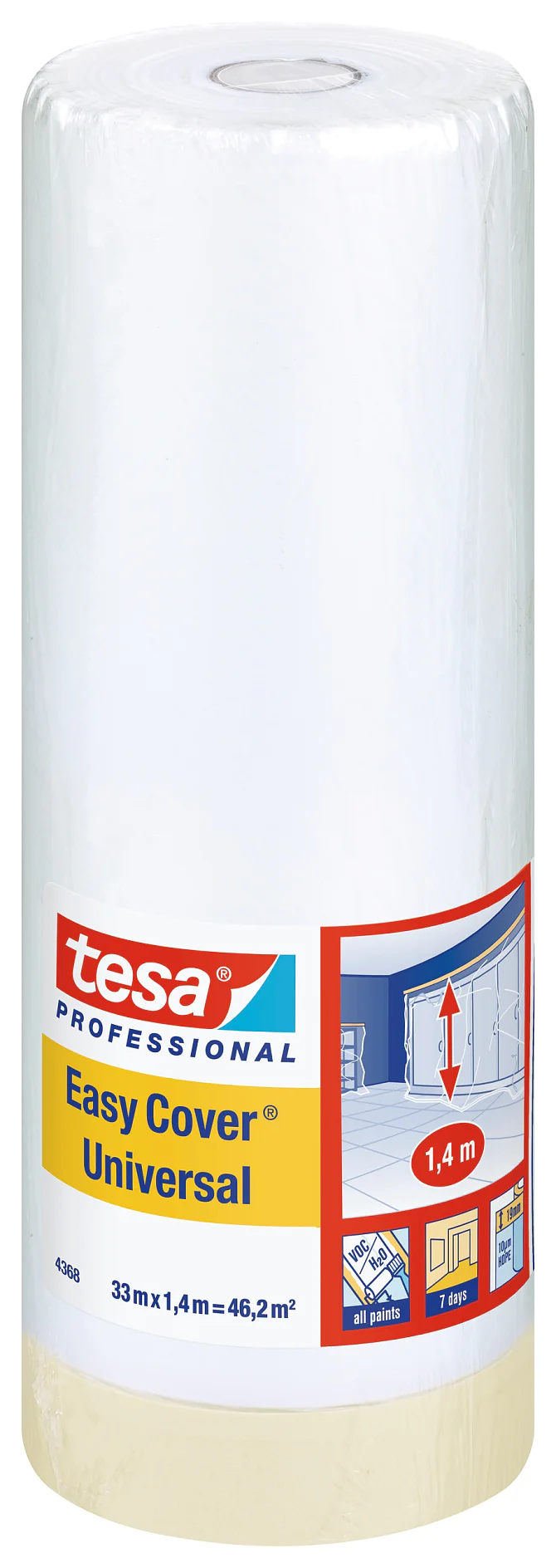 [en-en] tesa Professional Easy Cover 4368, 33m x 1,4m