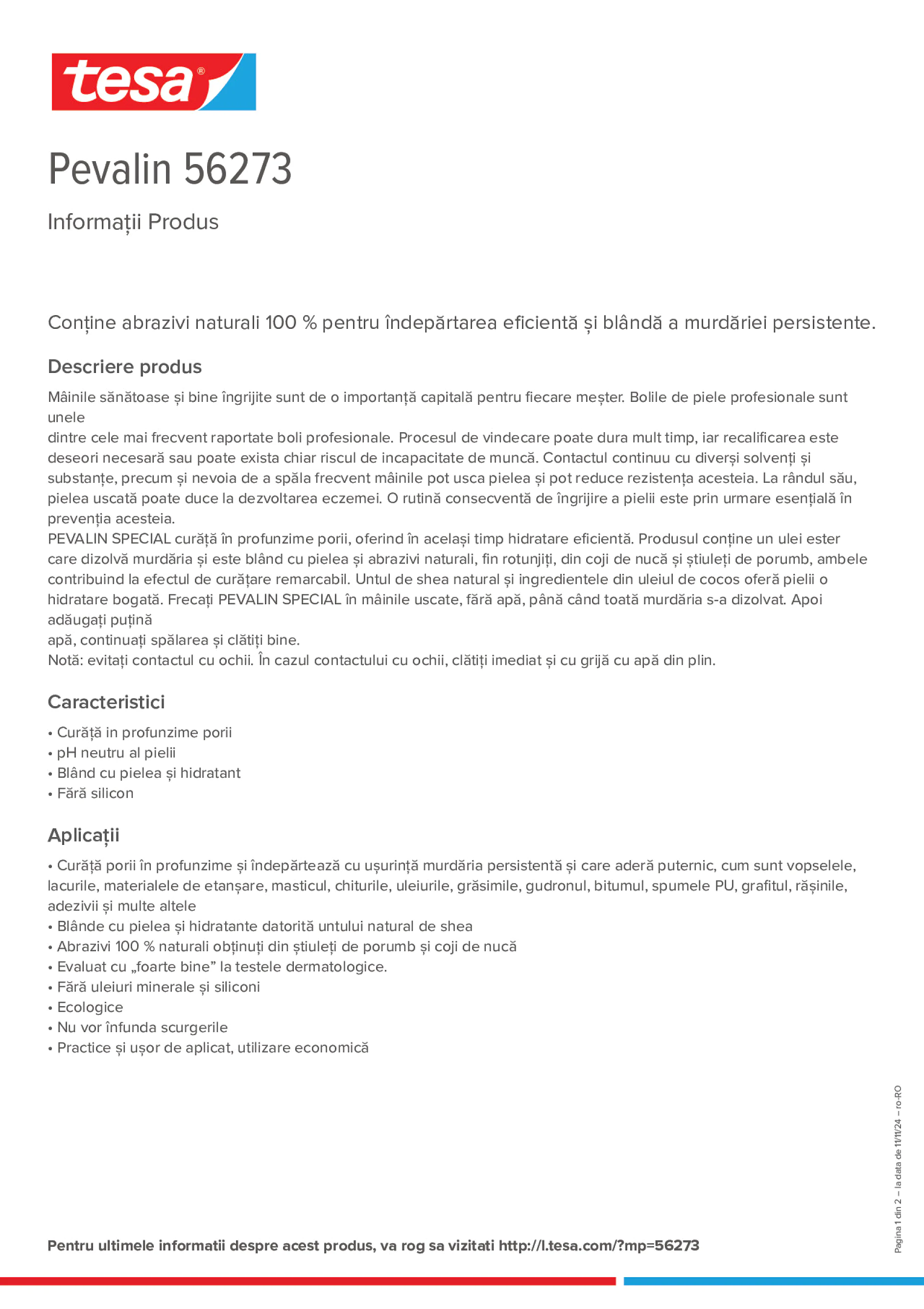 Product information_Pevalin 56273_ro-RO