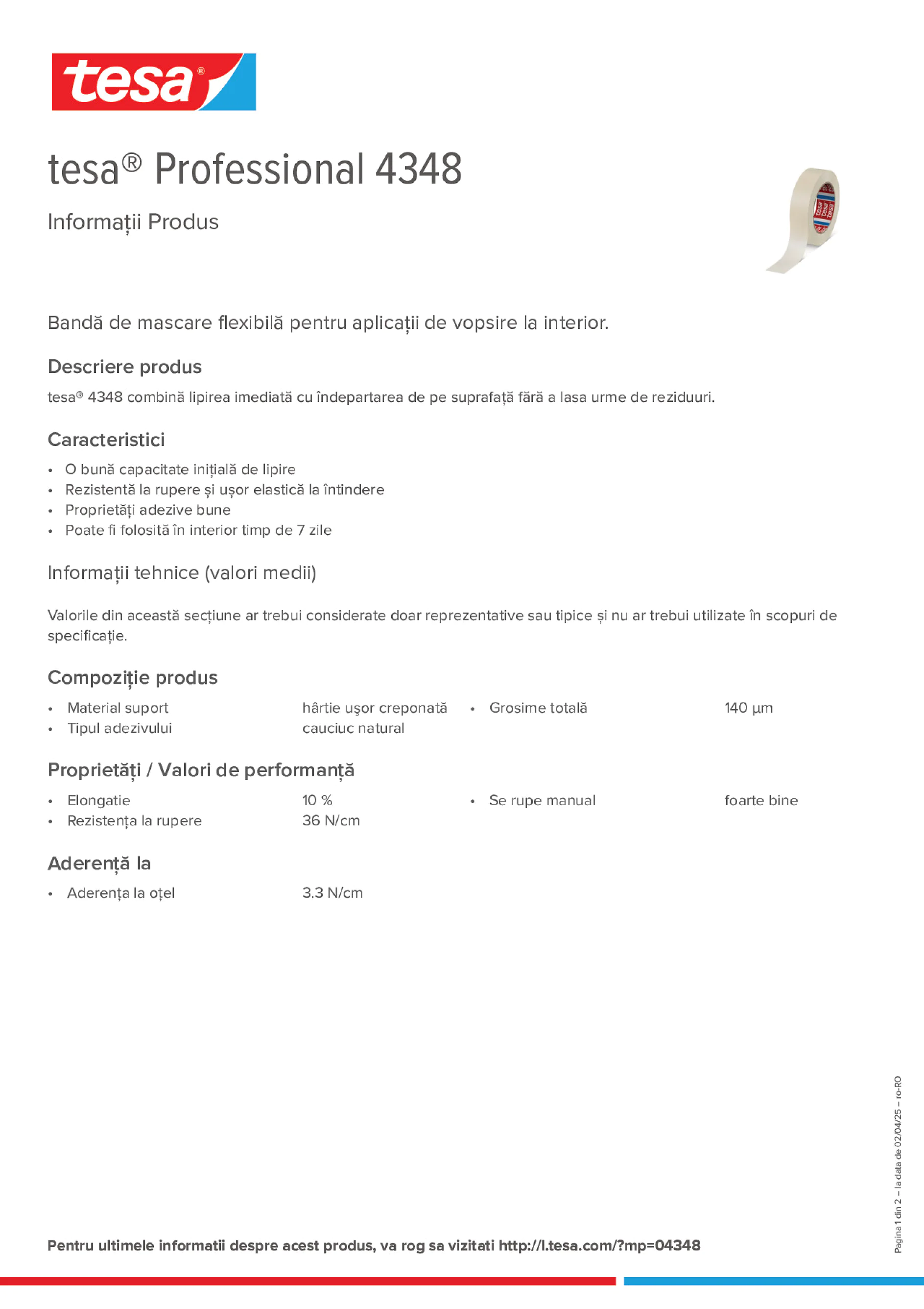 Product information_tesa® Professional 04348_ro-RO