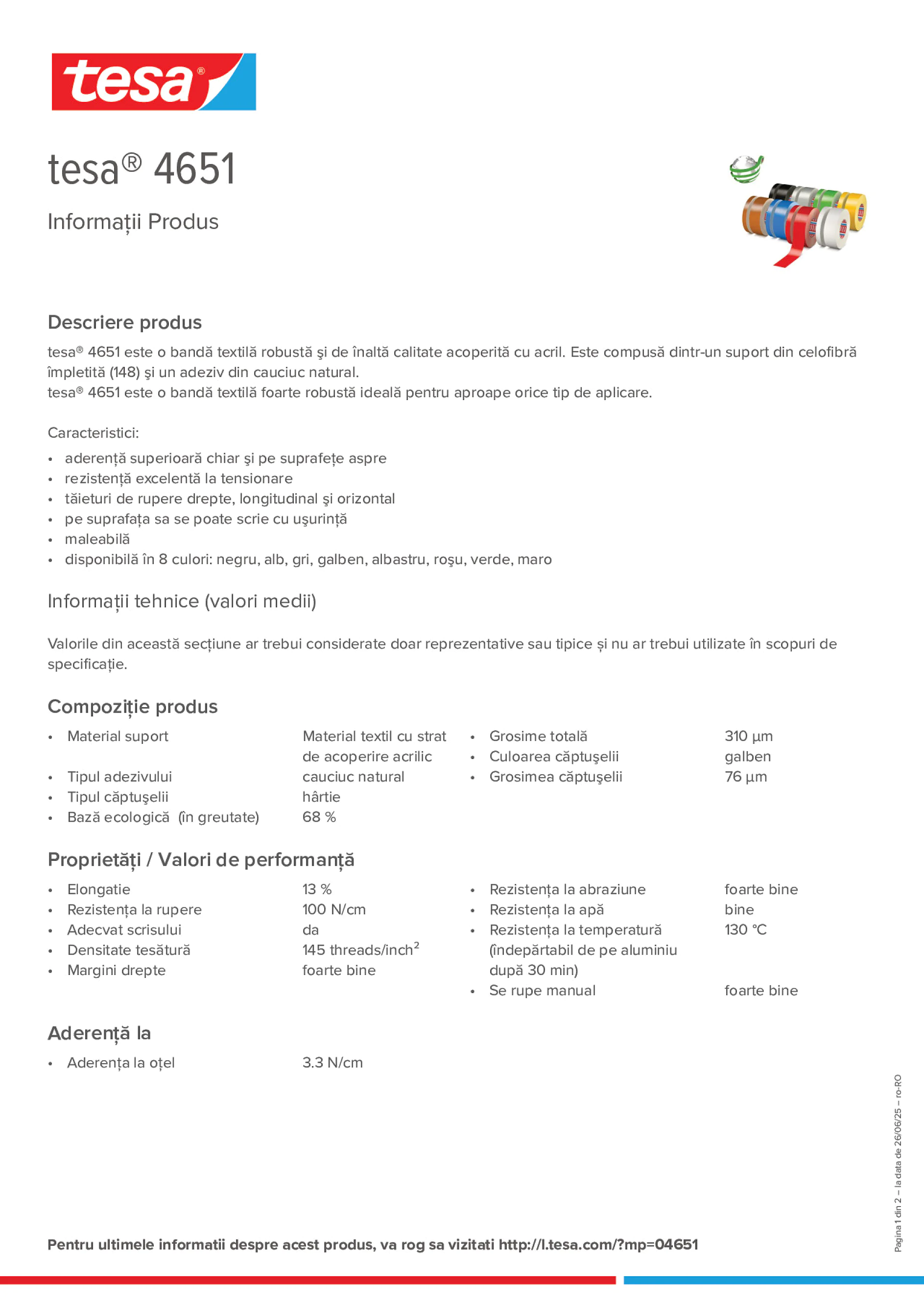 Product information_tesa® 04651_ro-RO