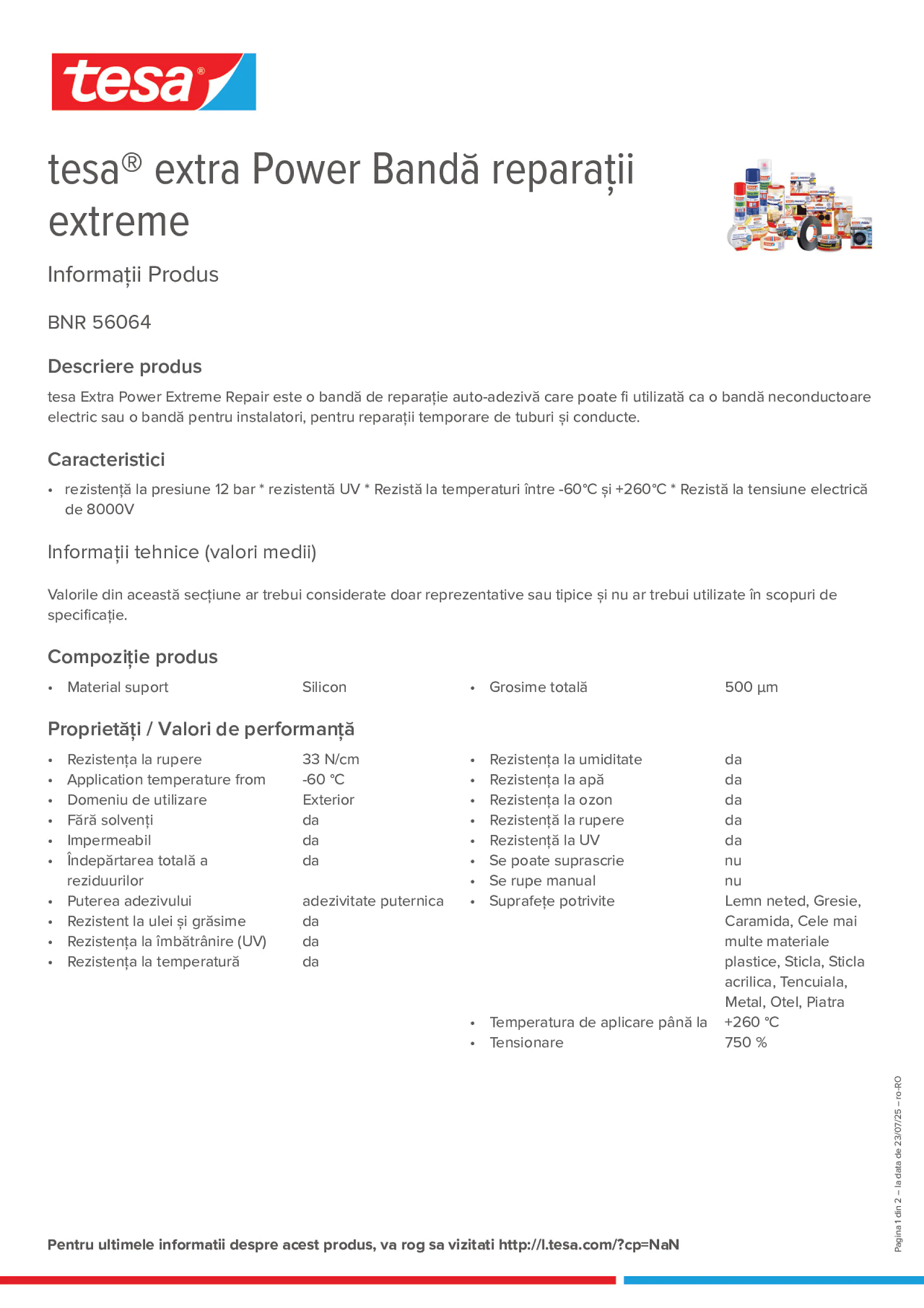 Product information_tesa® extra Power 56064_ro-RO