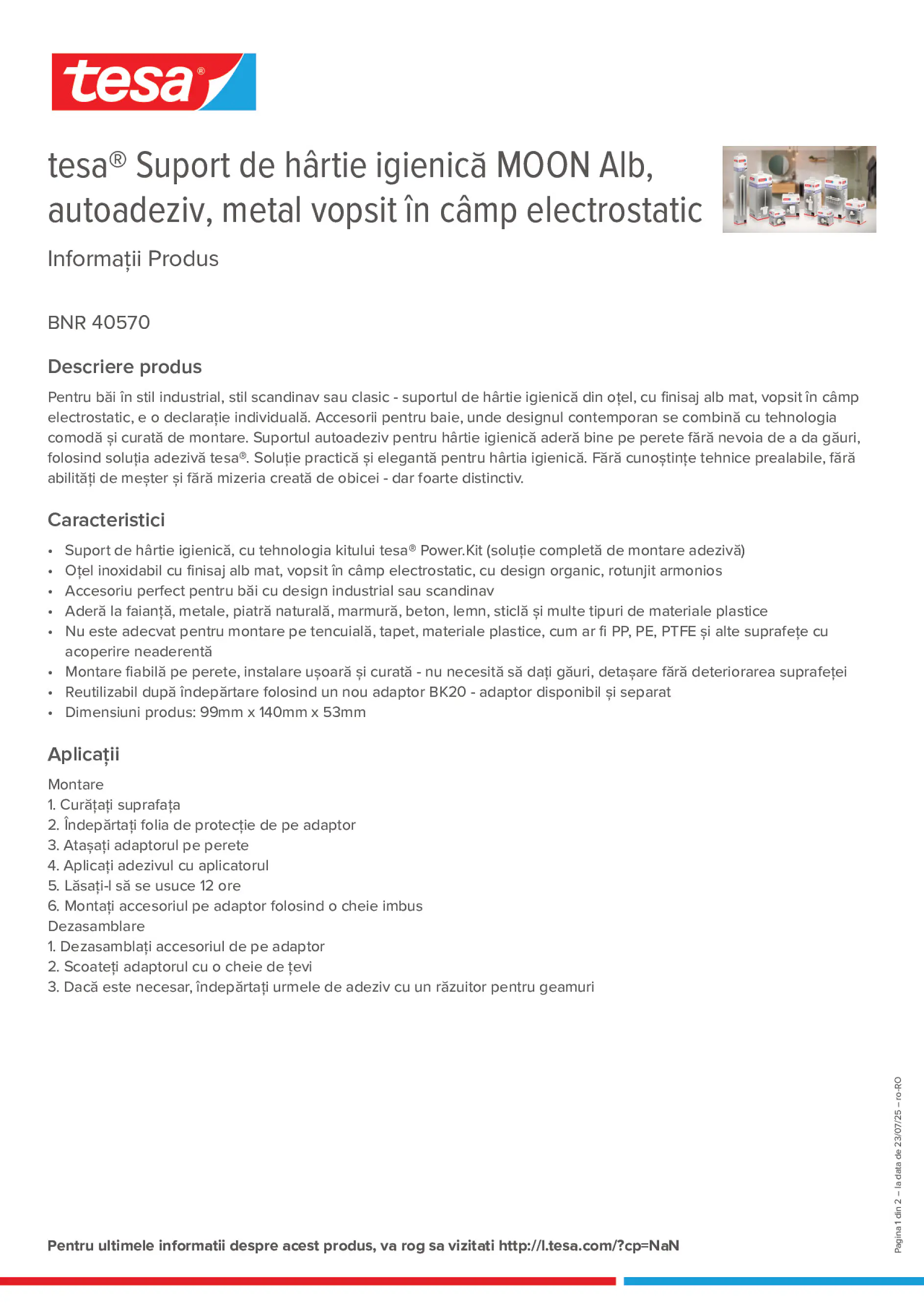 Product information_tesa® 40570_ro-RO