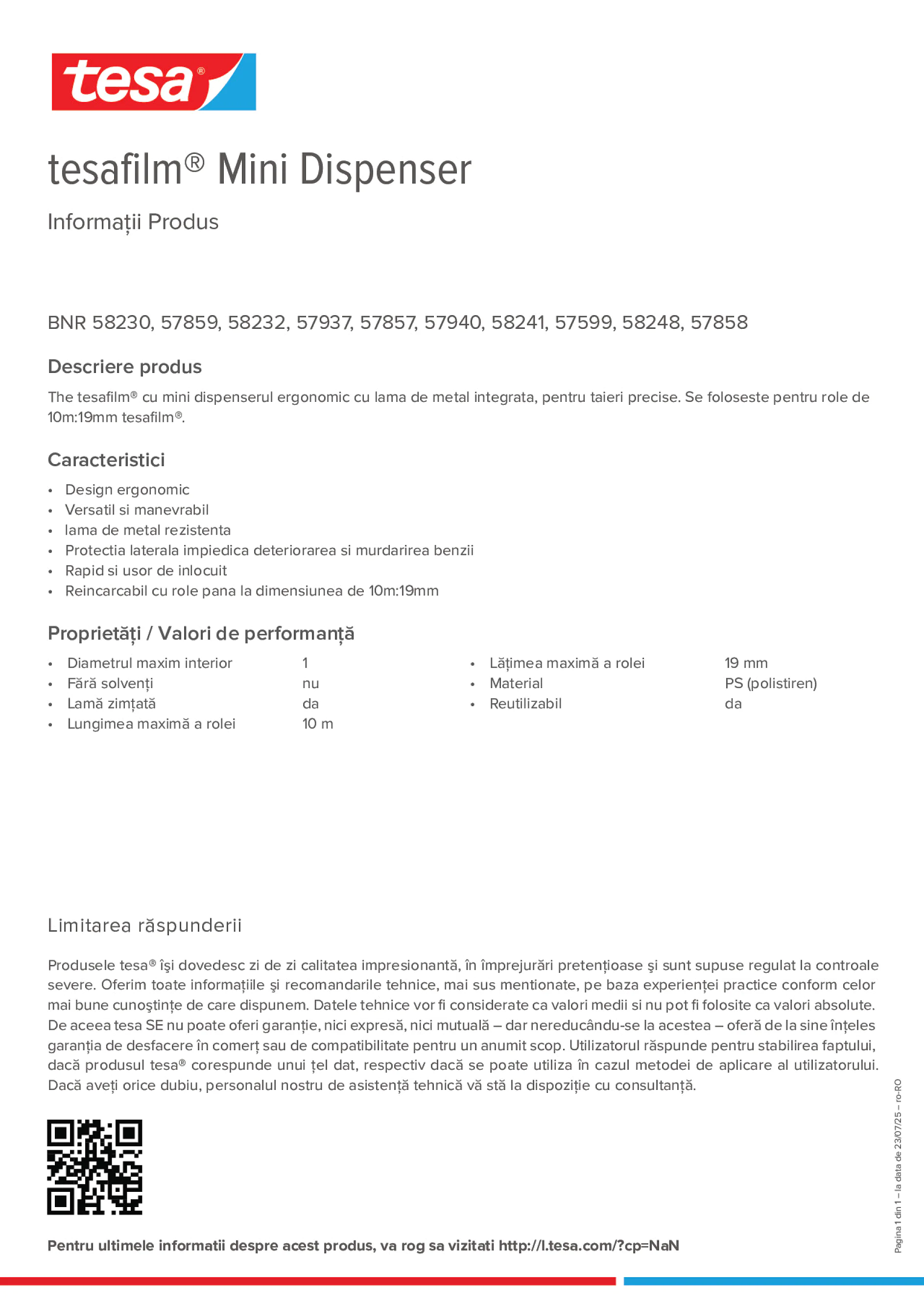 Product information_tesafilm® 57599_ro-RO