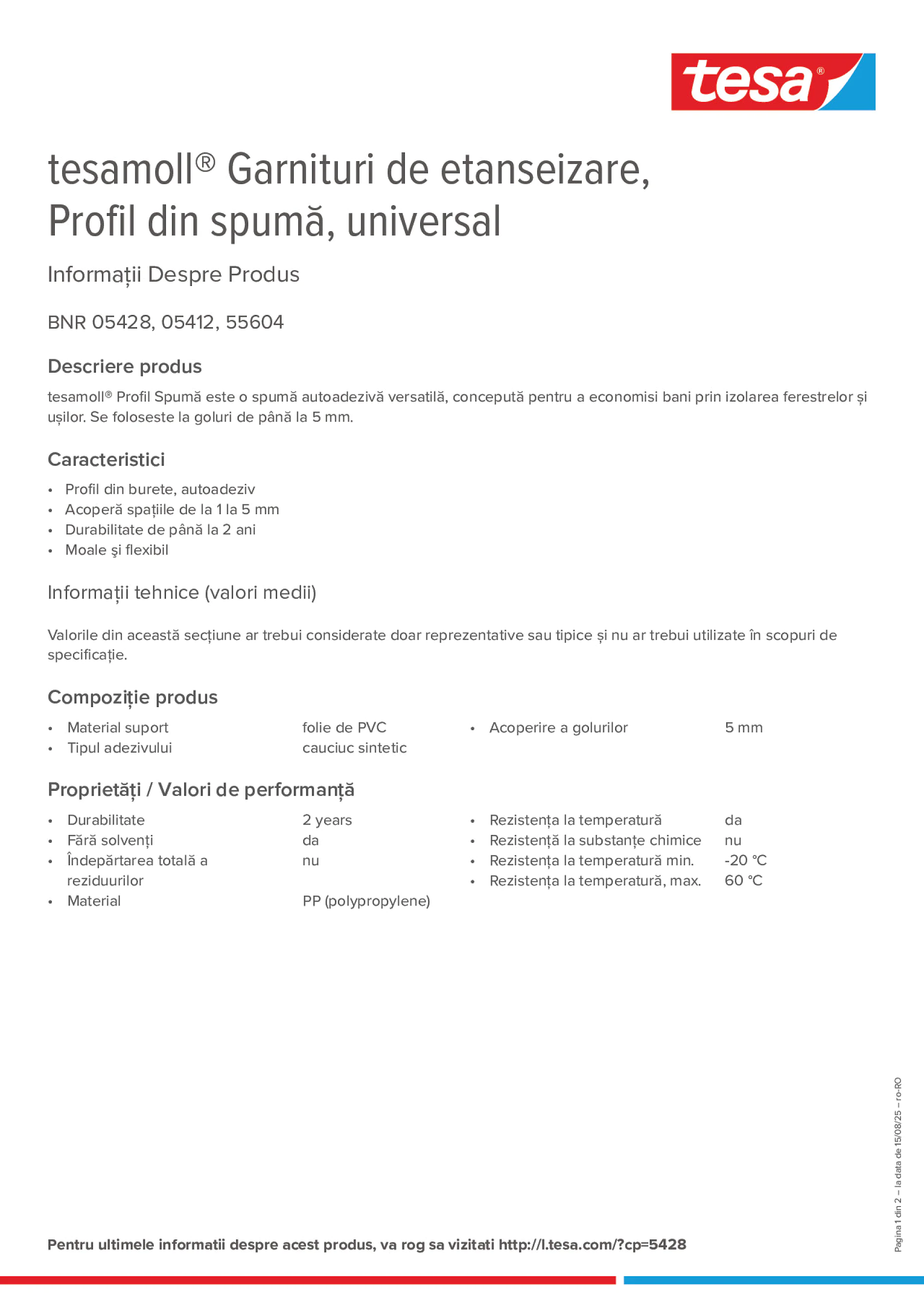 Product information_tesamoll® 55604_ro-RO