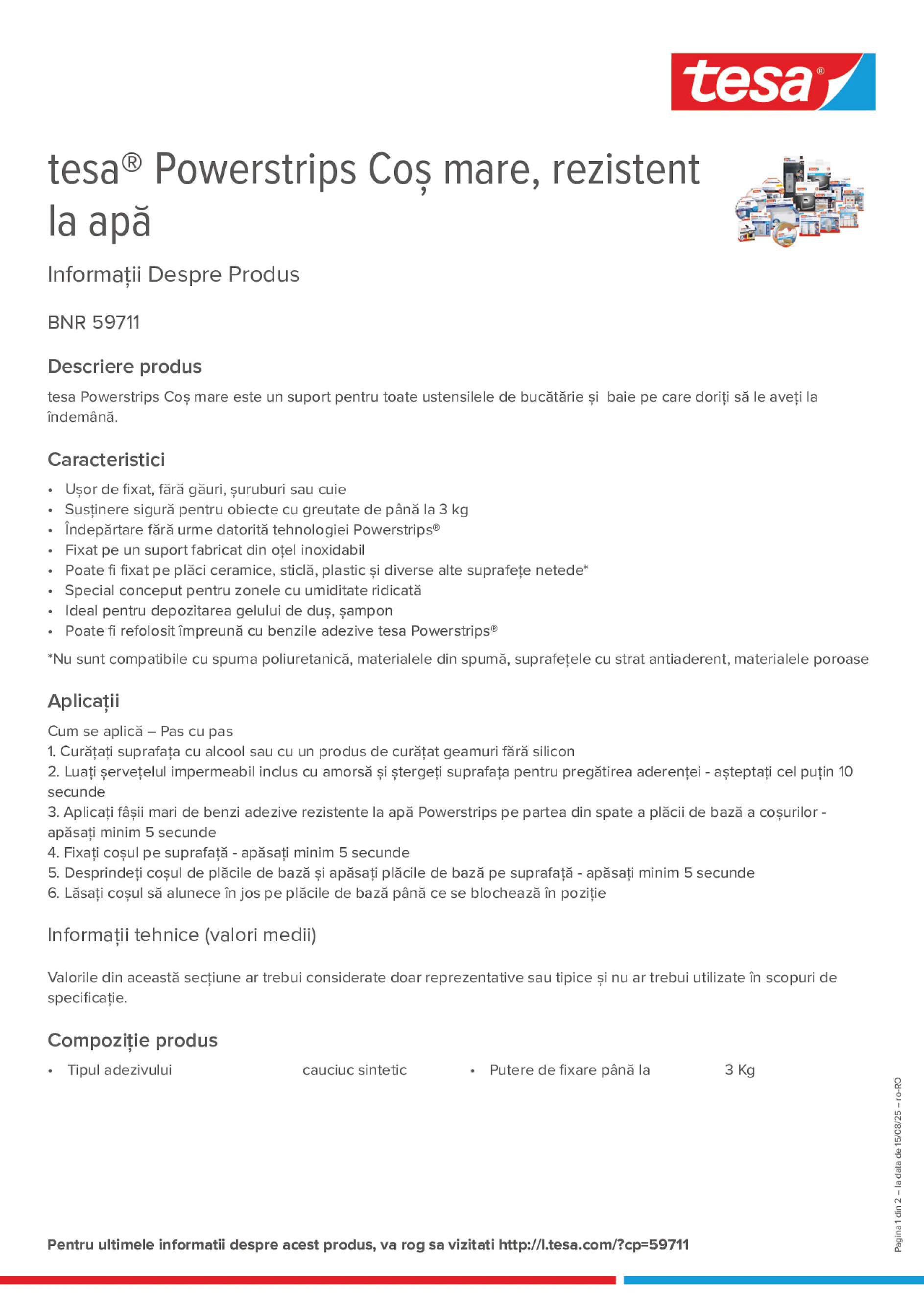 Product information_tesa® Powerstrips 59711_ro-RO