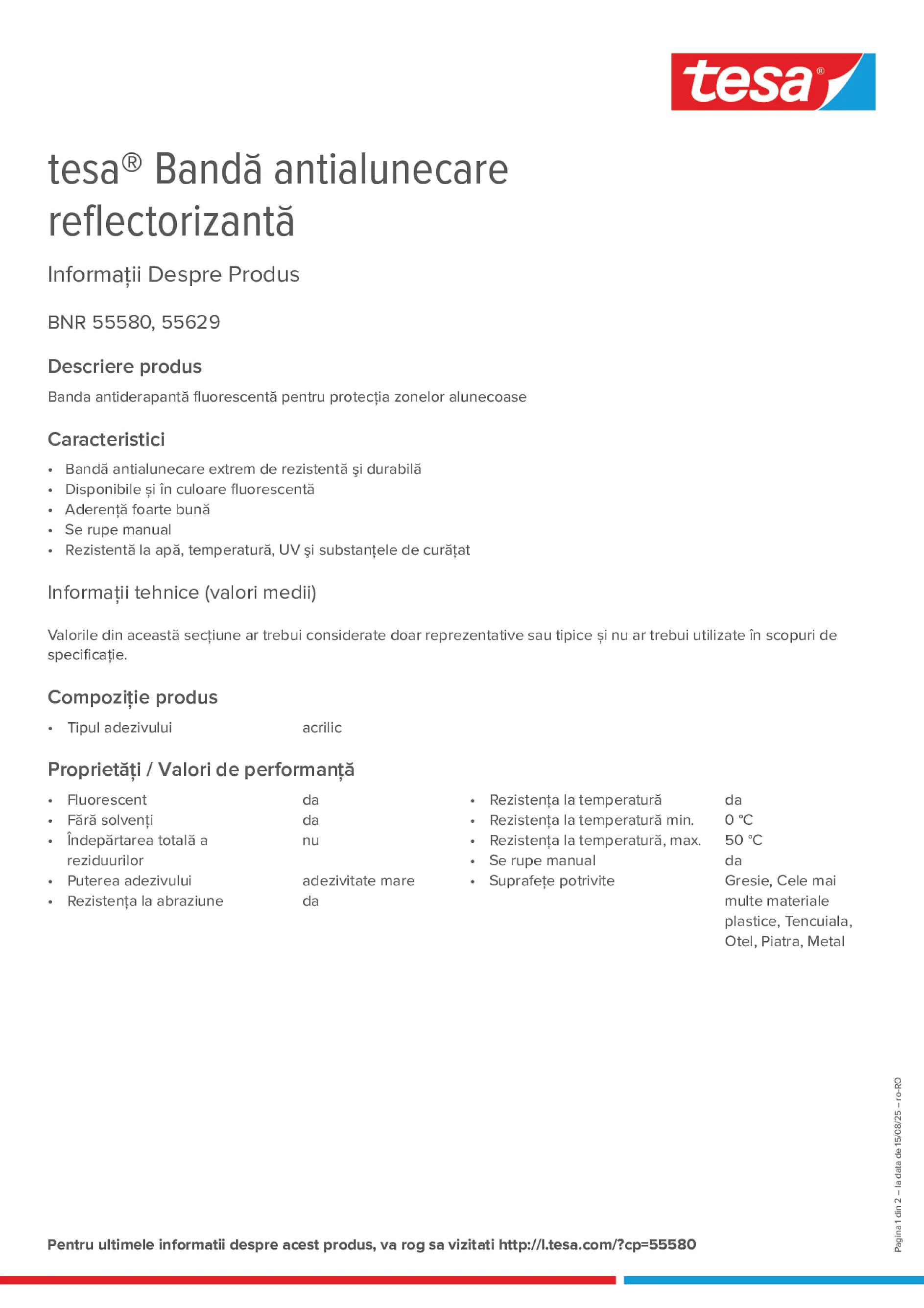 Product information_tesa® 55580_ro-RO