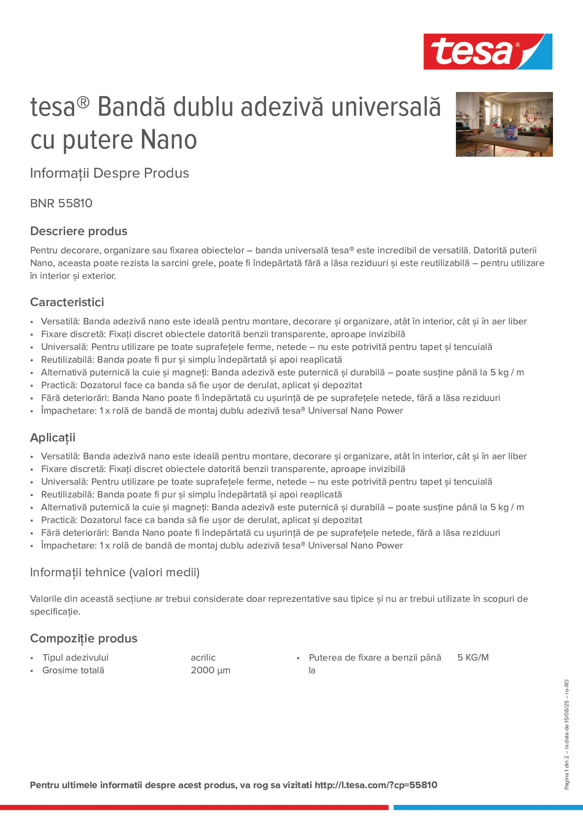 Product information_tesa® 55810_ro-RO