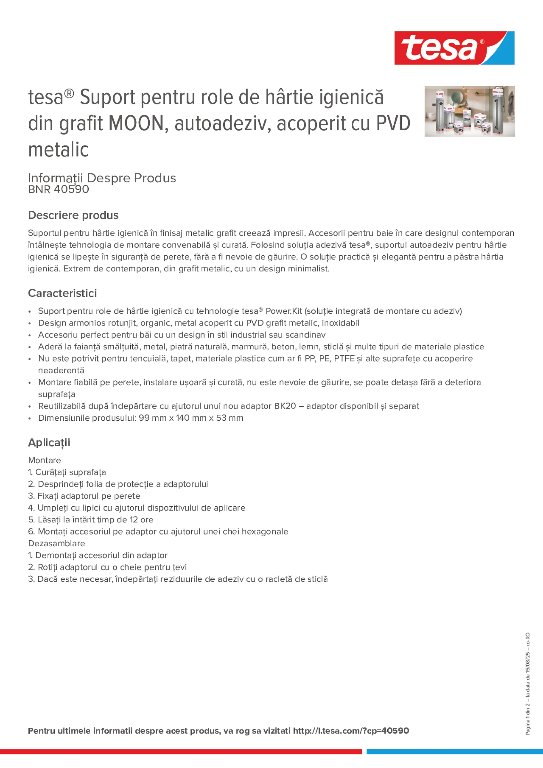 Product information_tesa® 40590_ro-RO