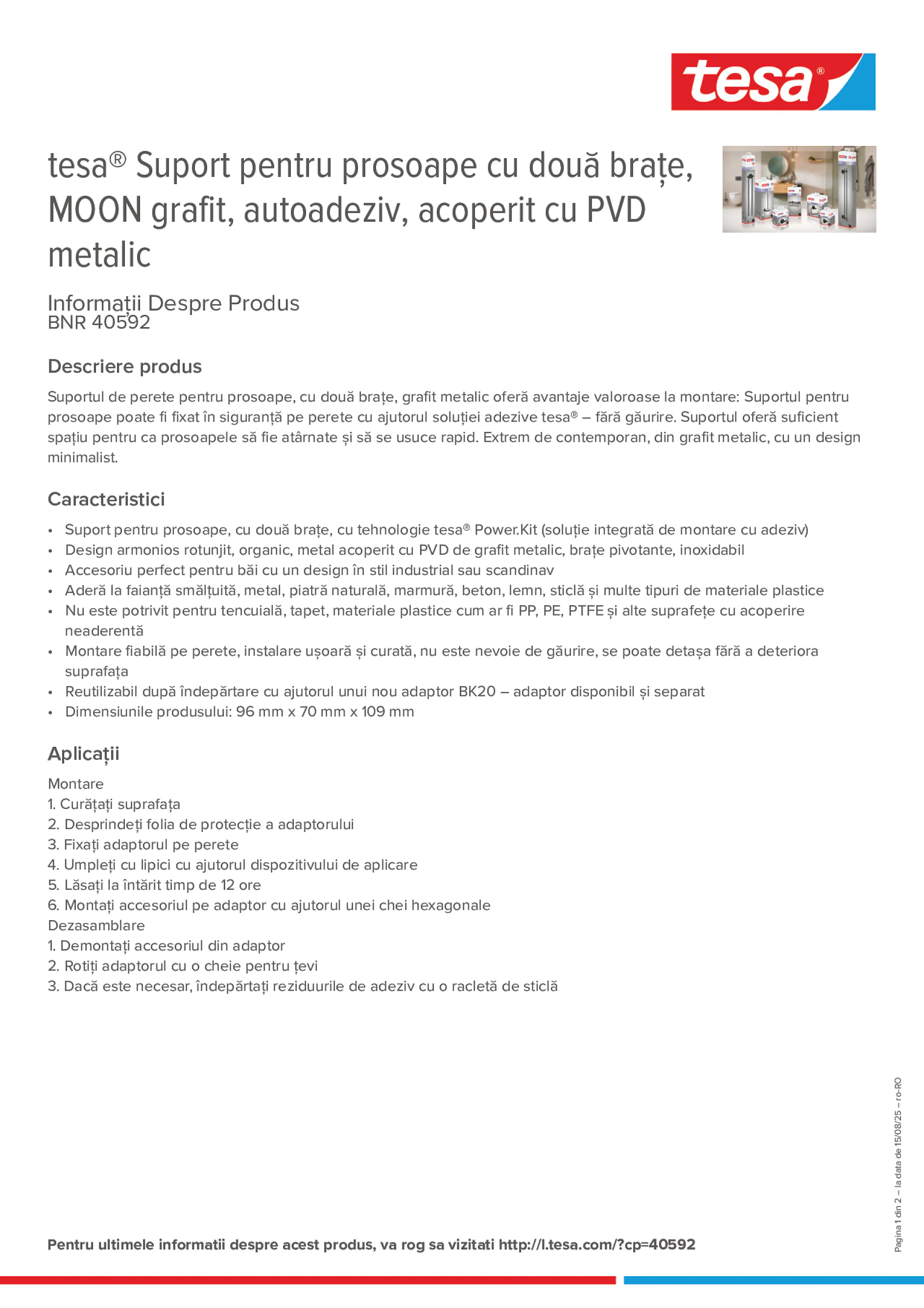 Product information_tesa® 40592_ro-RO