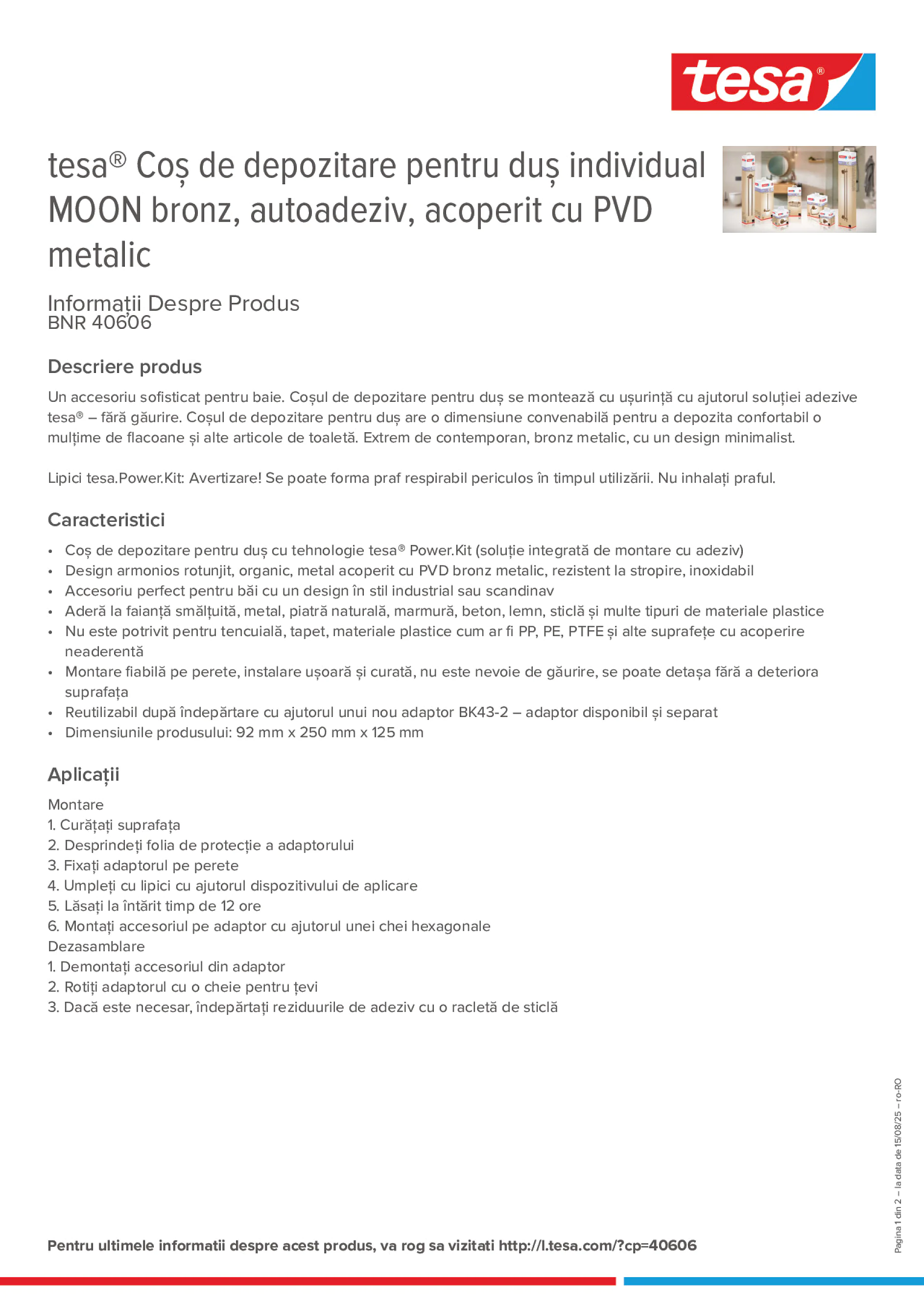 Product information_tesa® 40606_ro-RO