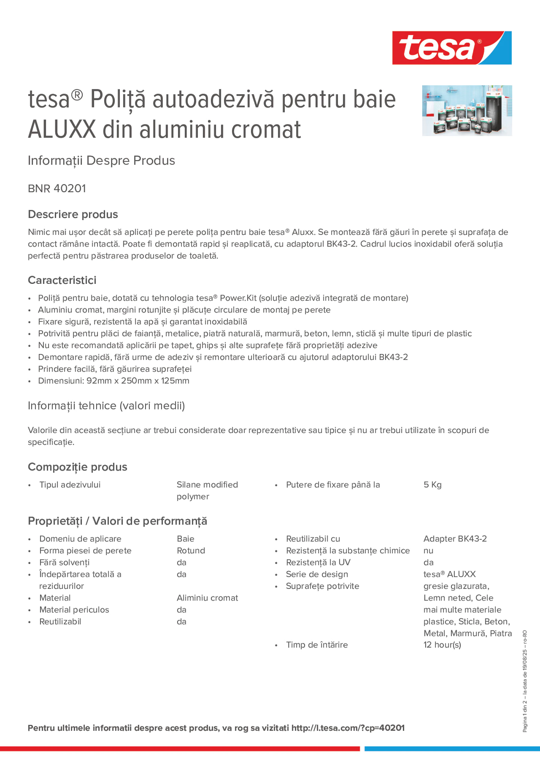 Product information_tesa® 40201_ro-RO