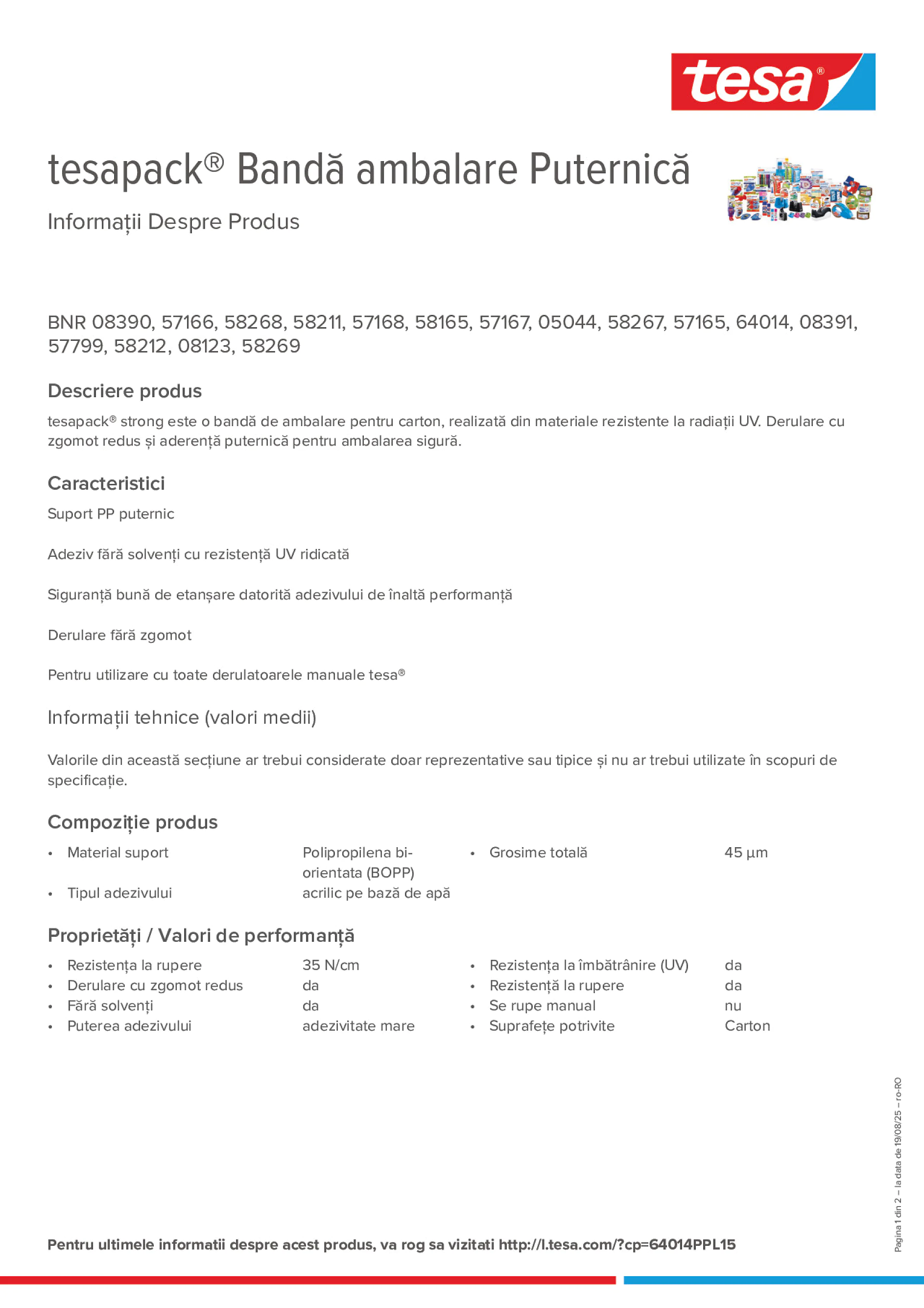 Product information_tesapack® 57424_ro-RO
